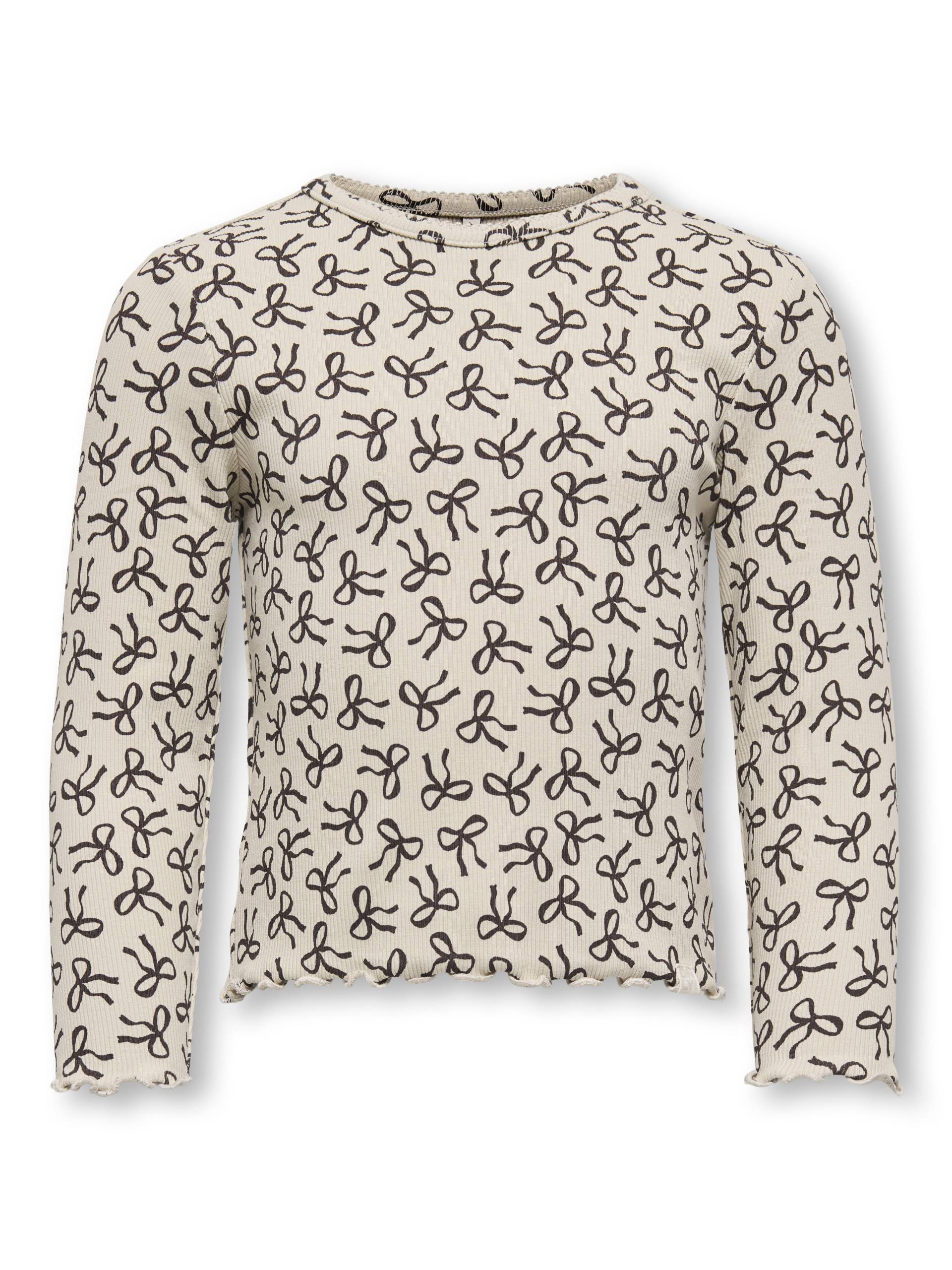 KIDS ONLY - KMGTRINNY LIFE AOP LS O-NCK TOP JRS NOOS pumice stone - Gr. - 104 von KIDS ONLY