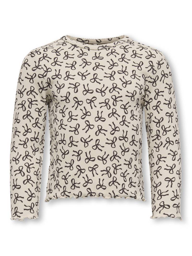 KIDS ONLY - KMGTRINNY LIFE AOP LS O-NCK TOP JRS NOOS pumice stone - Gr. - 92 von KIDS ONLY