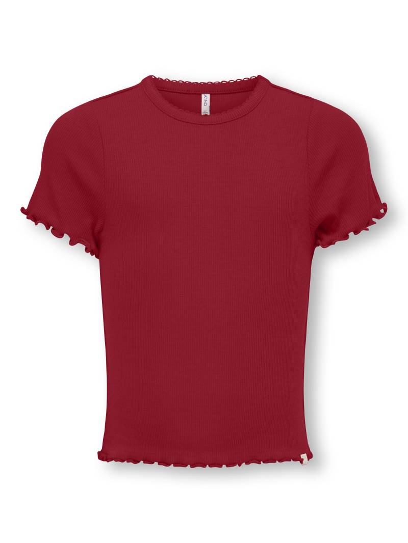 KIDS ONLY - KMGTRINNY LIFE SOLID S/S O-NECK TOP JRS equestrian red - Gr. - 98 von KIDS ONLY
