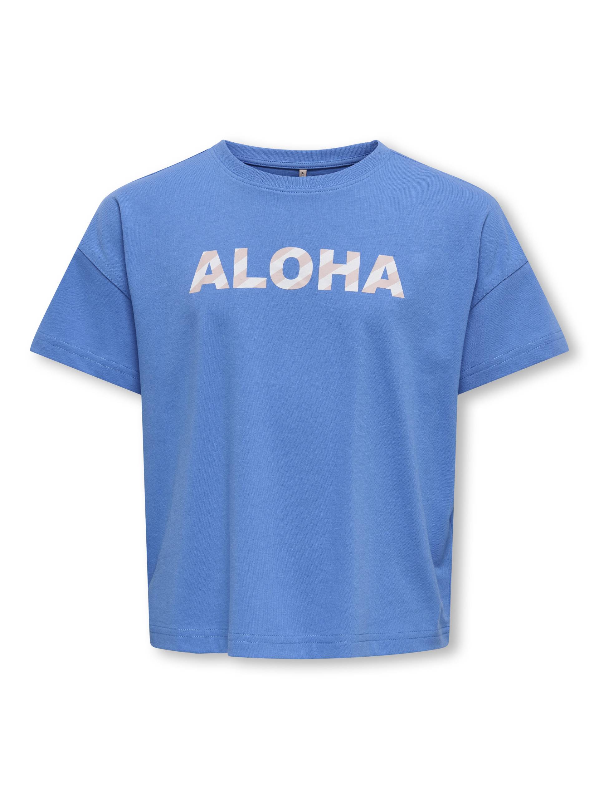 KIDS ONLY - KOGABELONE S/S OVZ WORD TOP BOX JRS von KIDS ONLY