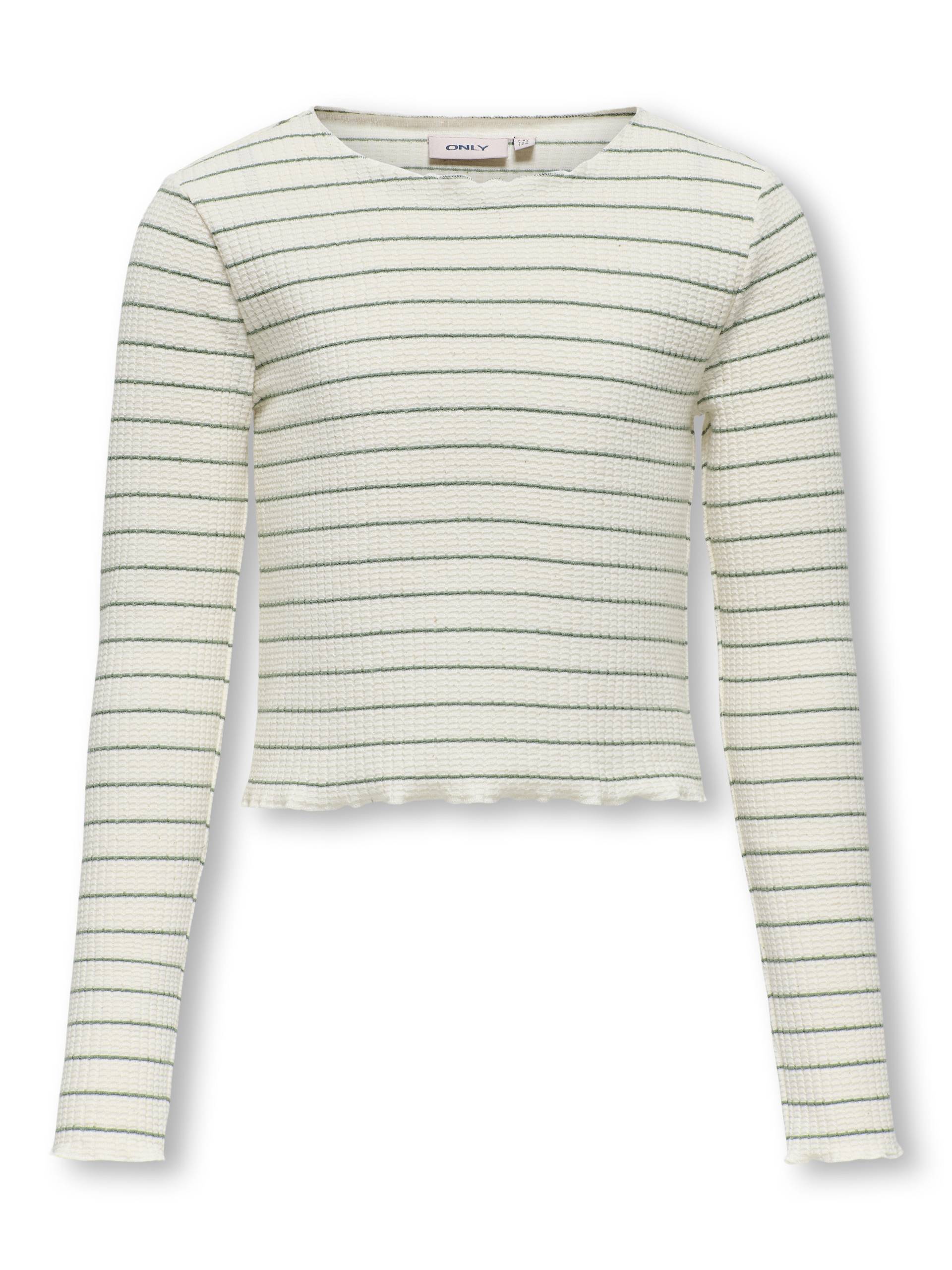 KIDS ONLY - KOGANITS LIFE LS CROPPED TOP JRS antique white von KIDS ONLY