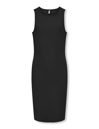 KIDS ONLY Mädchen Kogbelfast Life S/L Dress Noos JRS Midikleid, Schwarz, 158-164 EU von KIDS ONLY