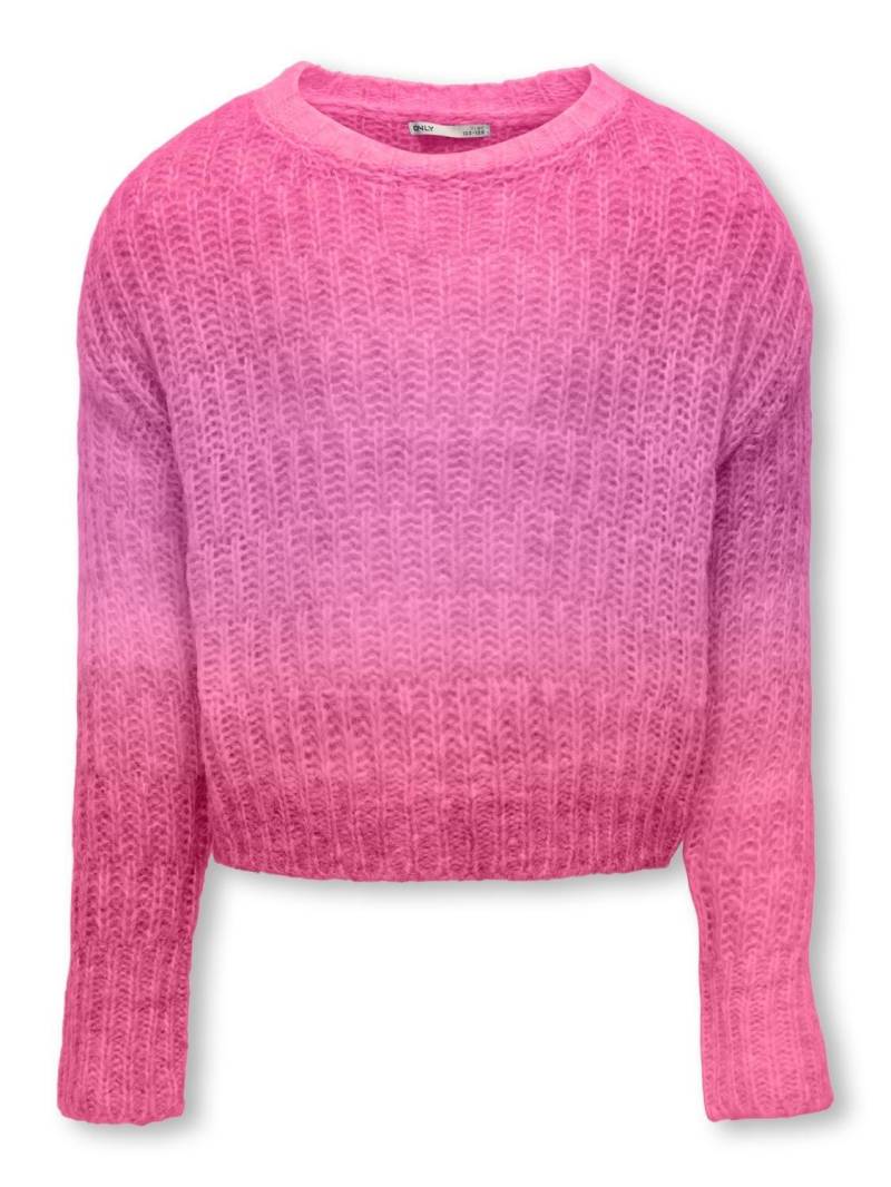 KIDS ONLY - KOGCALA LS O-NECK WOOL KNT fuchsia purple von KIDS ONLY