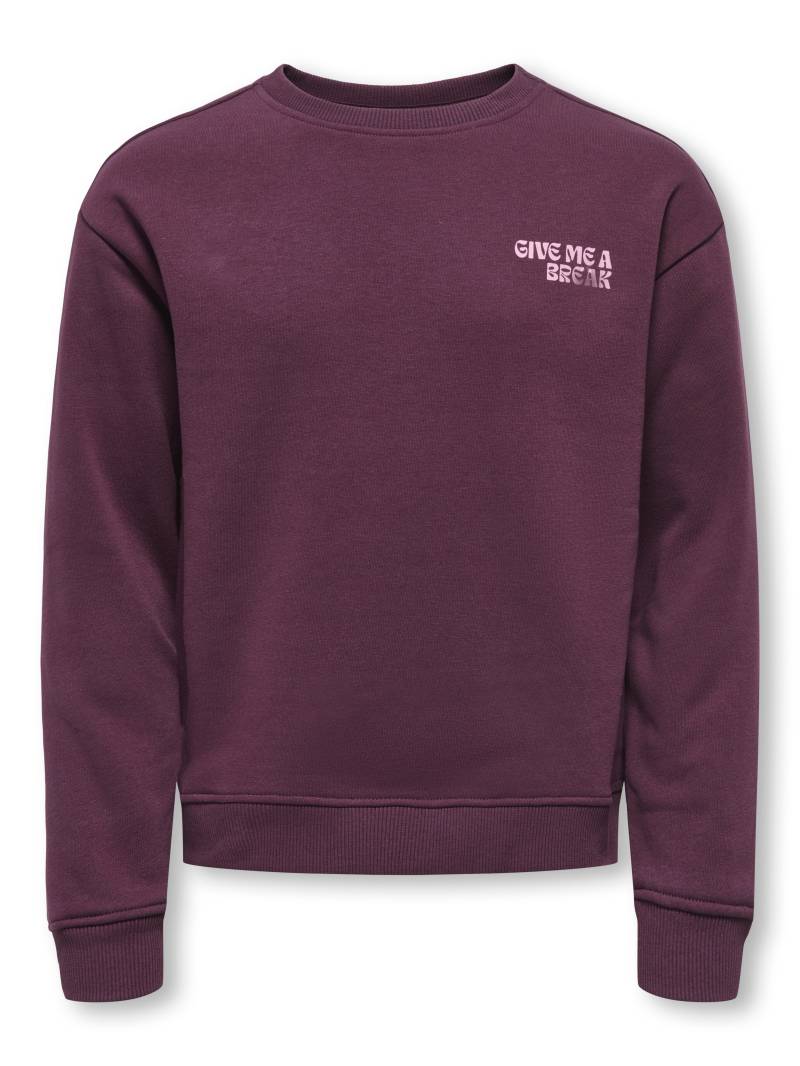 KIDS ONLY - KOGCAMINE L/S OVERSIZE O-NECK CS SWT mauve wine von KIDS ONLY