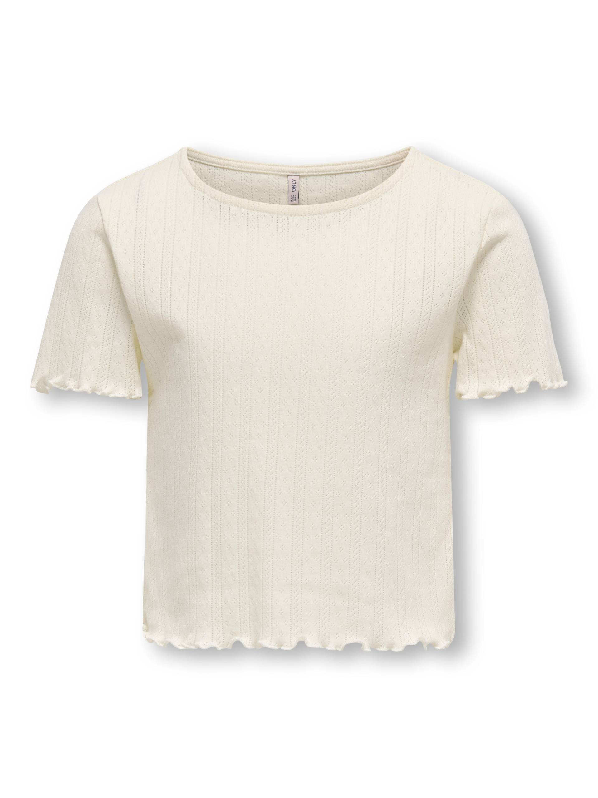 KIDS ONLY - KOGCARLOTTA LIFE S/S TOP JRS NOOS cloud dancer von KIDS ONLY