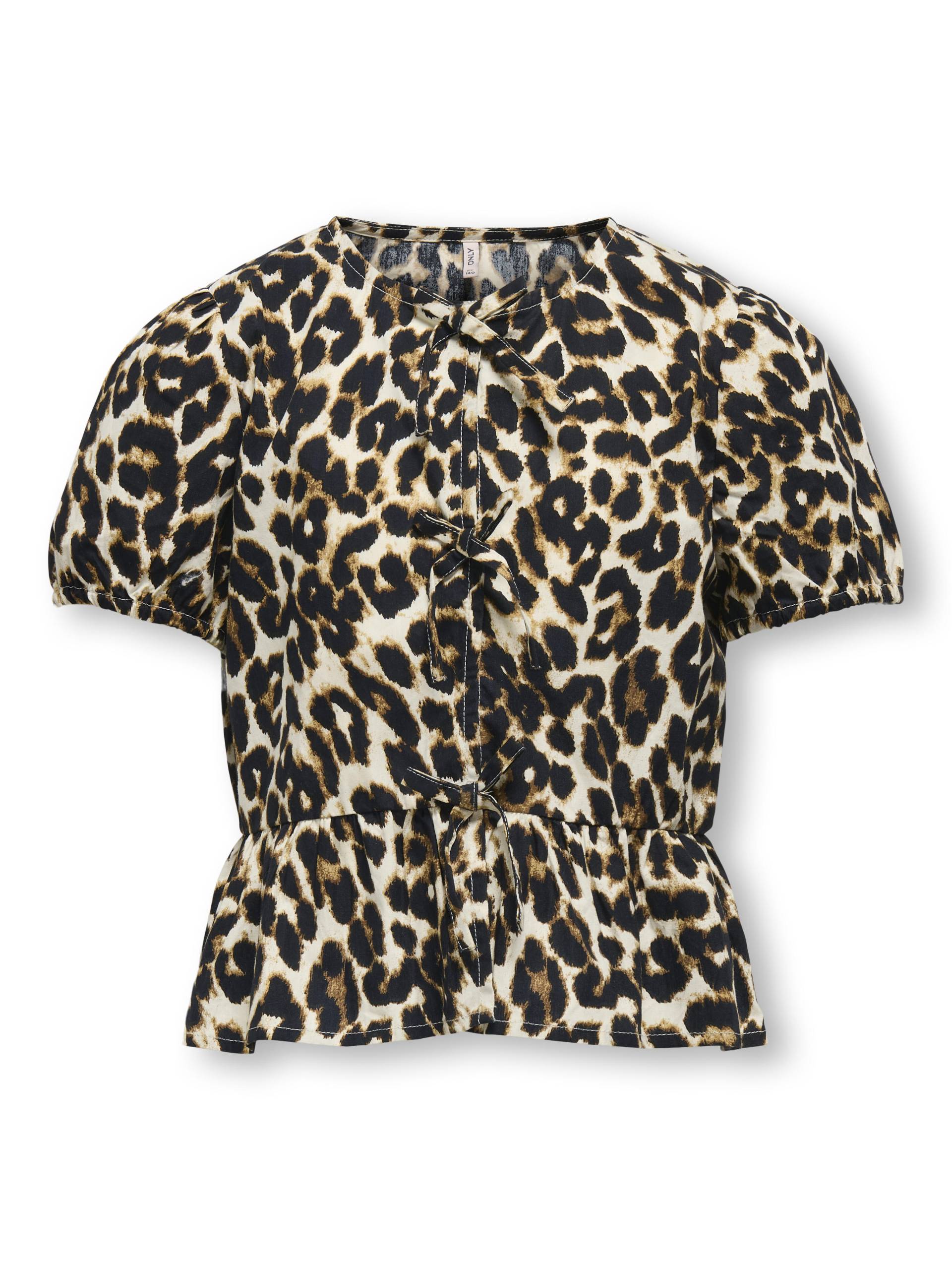 KIDS ONLY - KOGCLARA LIFE S/S BOW SHIRT WVN NOOS black - Gr. - 164 von KIDS ONLY