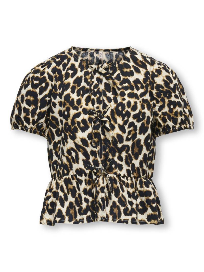 KIDS ONLY - KOGCLARA LIFE S/S BOW SHIRT WVN NOOS black - Gr. - 164 von KIDS ONLY