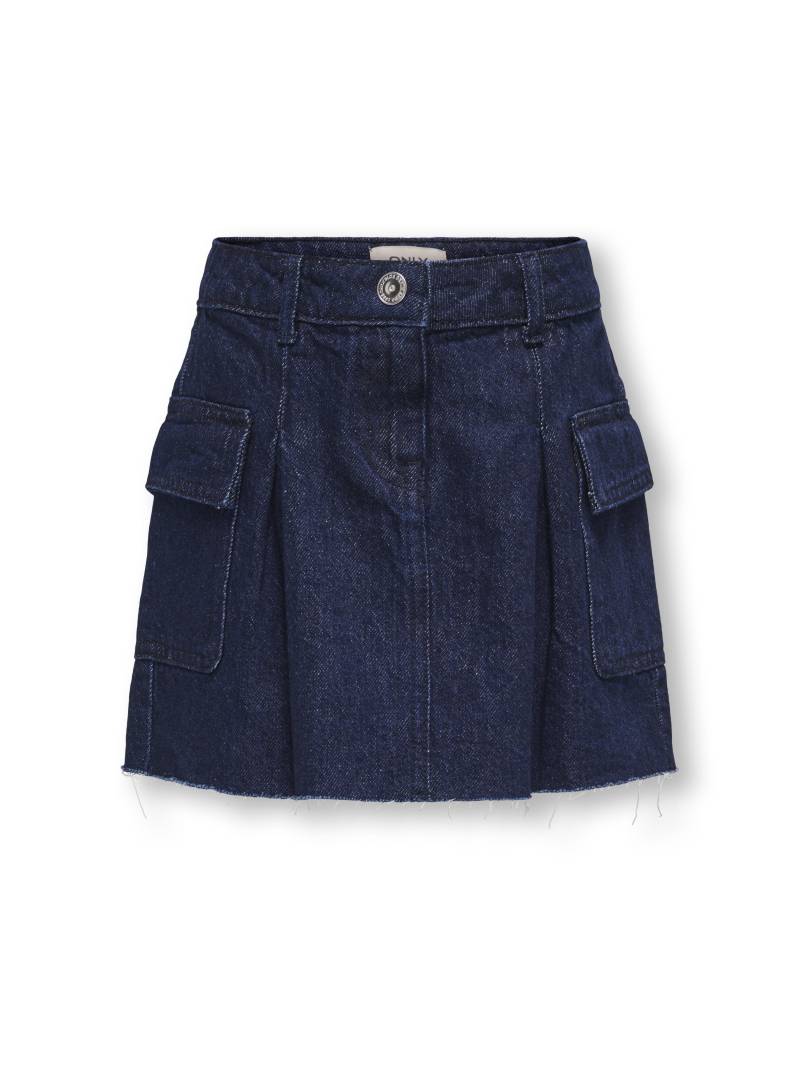 KIDS ONLY - KOGCLEO PLEATED DNM CARGO SKIRT AZG dark blue denim - Gr. - 164 von KIDS ONLY