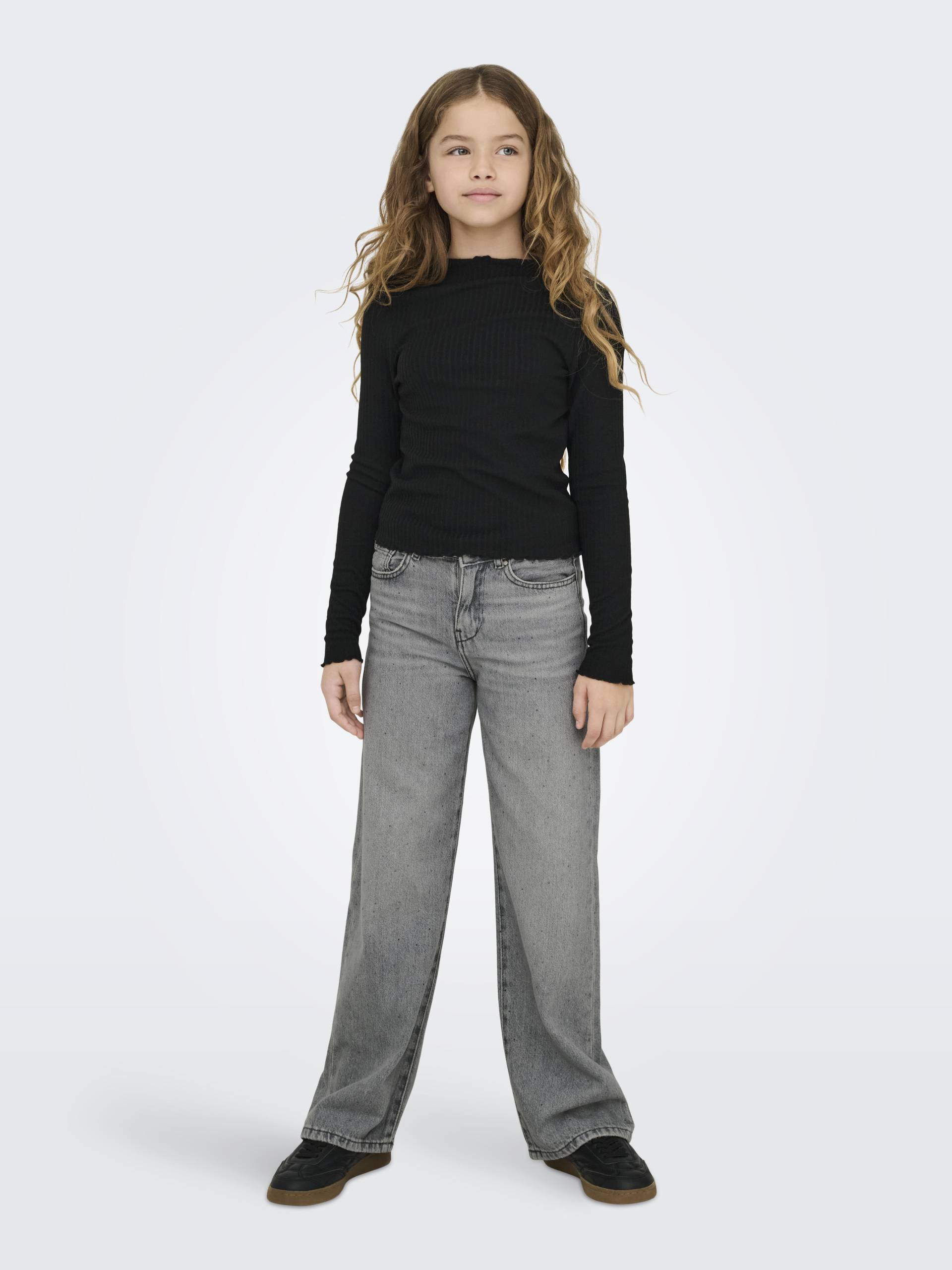 KIDS ONLY - KOGCOBAIN REG WIDE RHINESTONE DNM medium grey denim - Gr. - 152 von KIDS ONLY