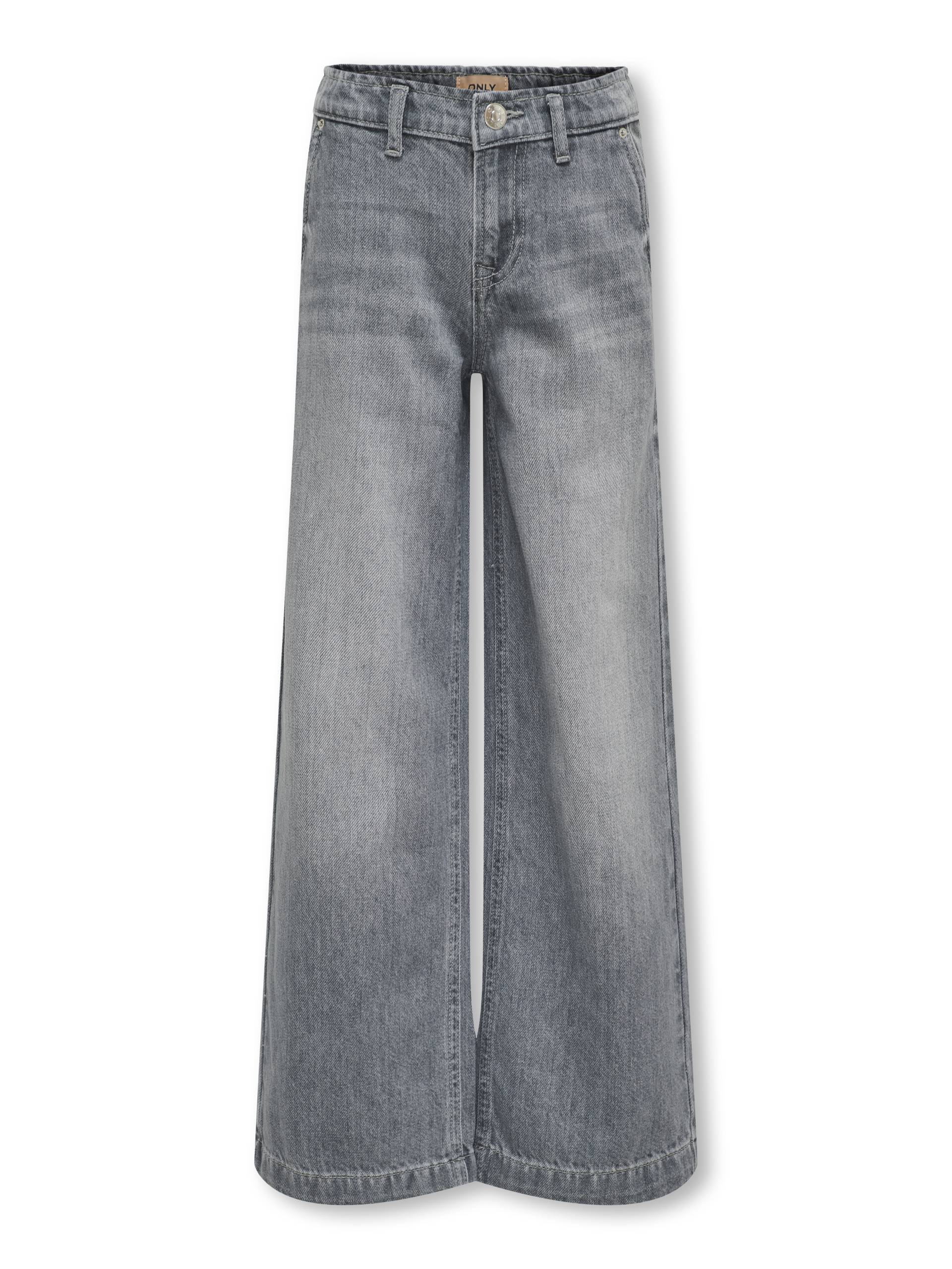 KIDS ONLY - KOGCOMET WIDE LEG DNM MAT624 NOOS medium grey denim - Gr. - 140 von KIDS ONLY