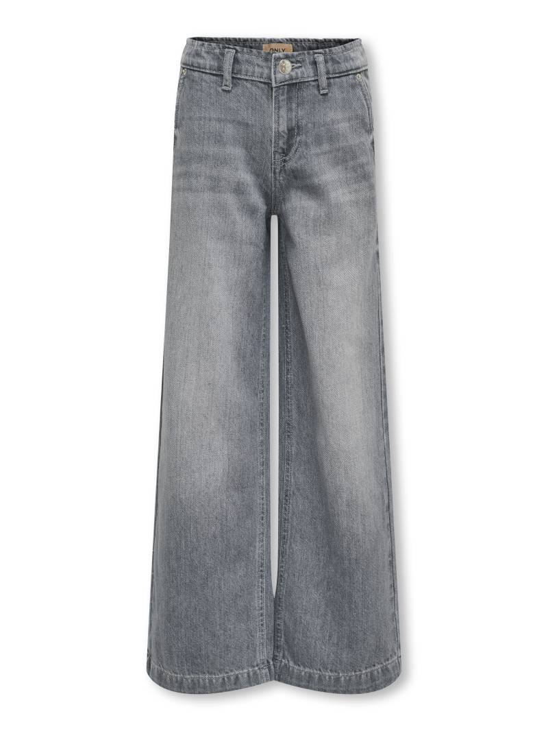 KIDS ONLY - KOGCOMET WIDE LEG DNM MAT624 NOOS medium grey denim - Gr. - 146 von KIDS ONLY