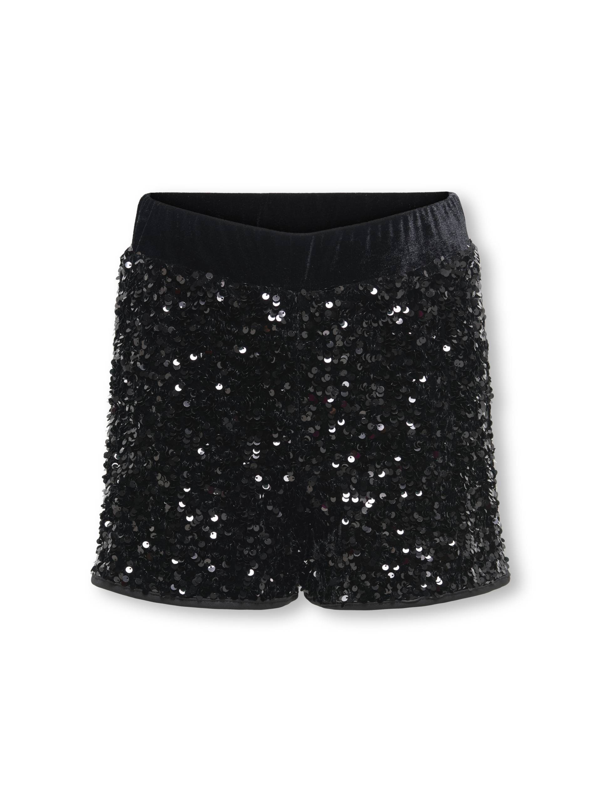 KIDS ONLY - KOGCONFIDENCE LIFE SEQUIN SHORTS JRS black - Gr. - 164 von KIDS ONLY