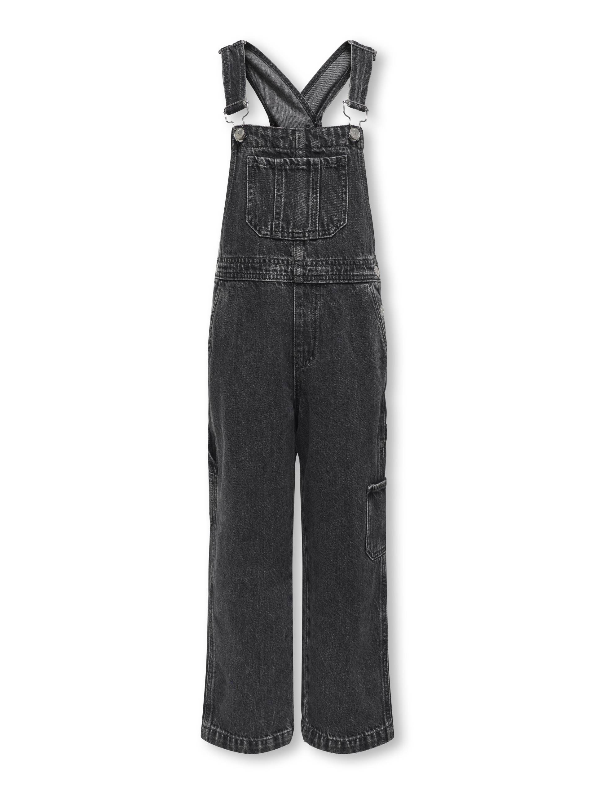KIDS ONLY - KOGDAFFY CARPENTER OVERALL DNM AZG washed black - Gr. - 158 von KIDS ONLY
