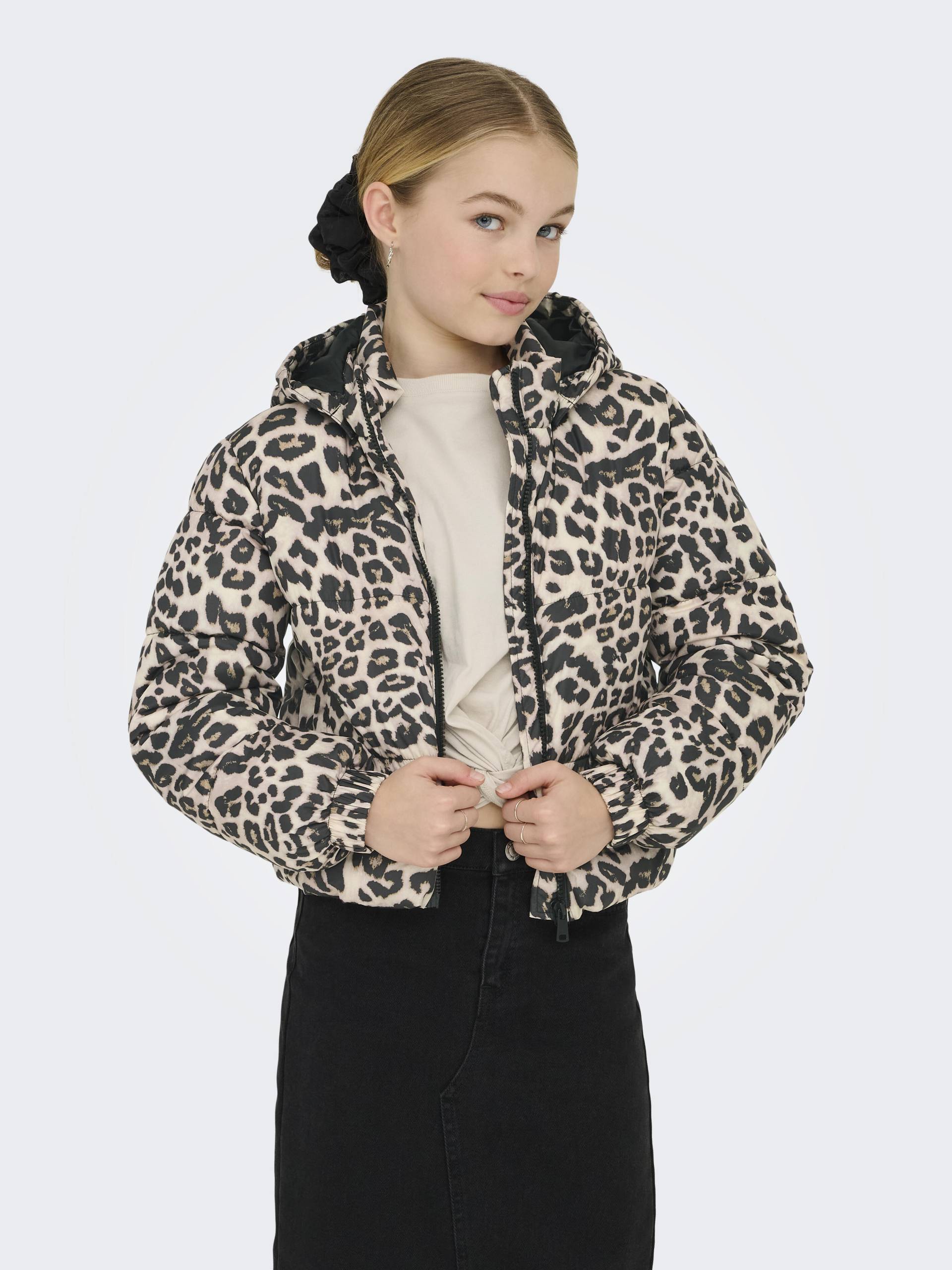 KIDS ONLY - KOGDALIA SHT PUFFER AOP JACKET OTW NOOS silver mink - Gr. - 140 von KIDS ONLY