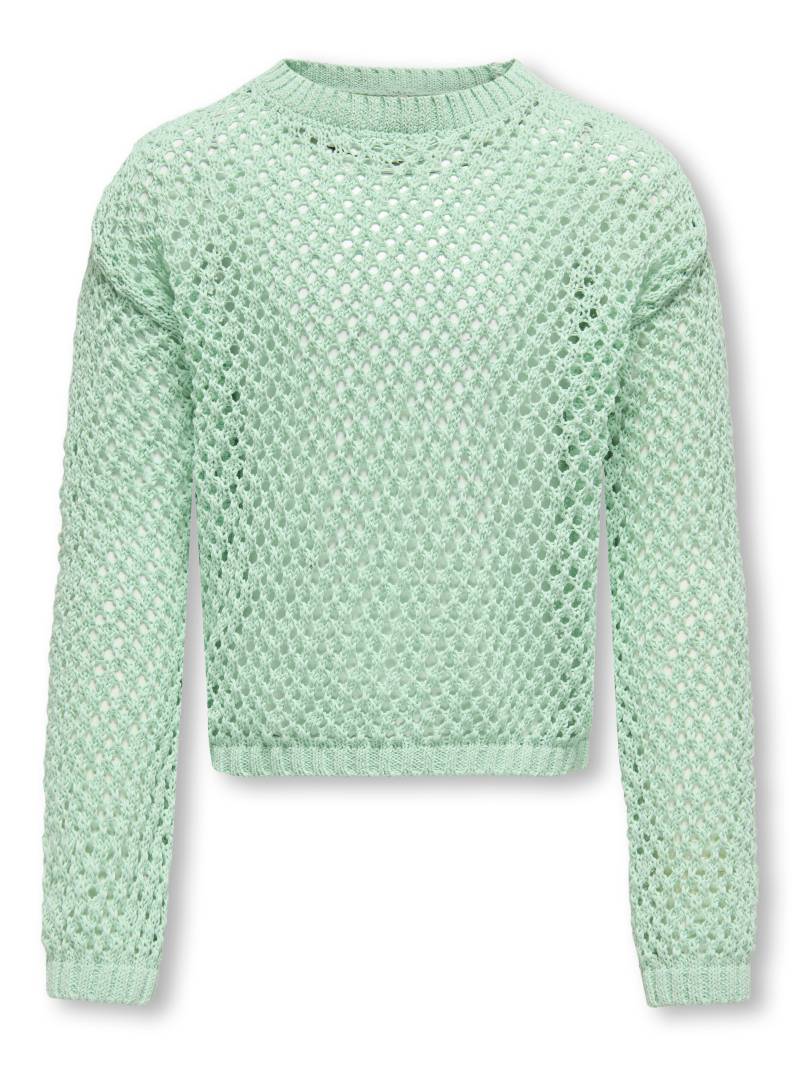 KIDS ONLY - KOGDONNA LIFE LS O-NECK OPEN STRUC KNT birds egg green von KIDS ONLY