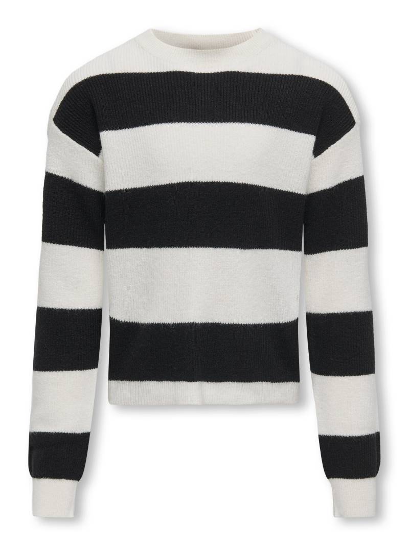 KIDS ONLY - KOGFRANCA LIFE SHORT L/S STRIPE KNT NOOS cloud dancer von KIDS ONLY