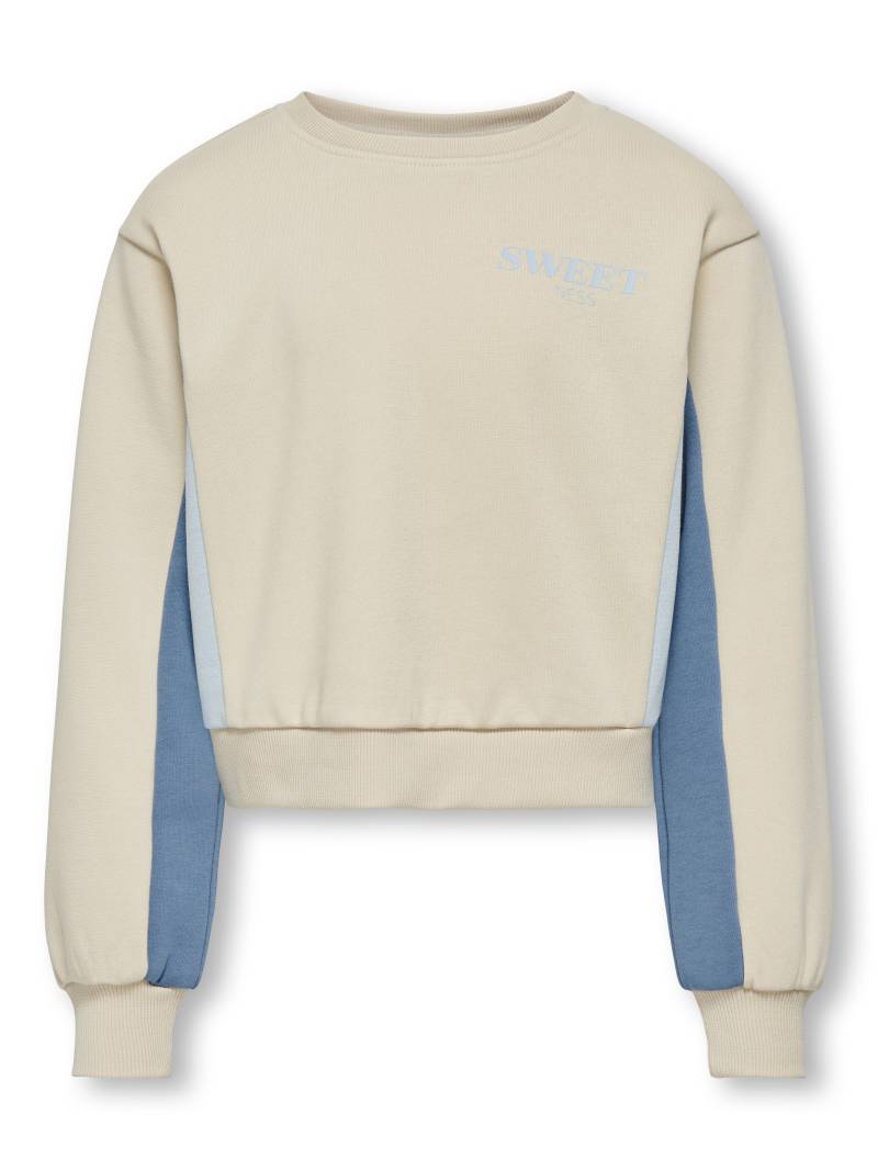 KIDS ONLY - KOGGEMMA LIFE L/S BLOCK O-NECK BOX SWT coronet blue von KIDS ONLY