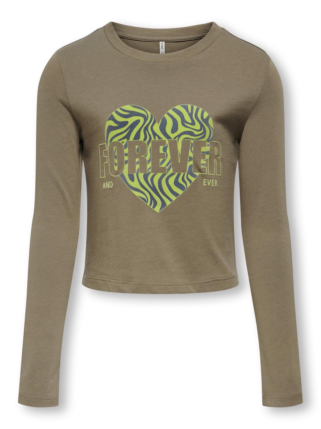 KIDS ONLY - KOGHALEY L/S CITY TOP BOX JRS walnut von KIDS ONLY