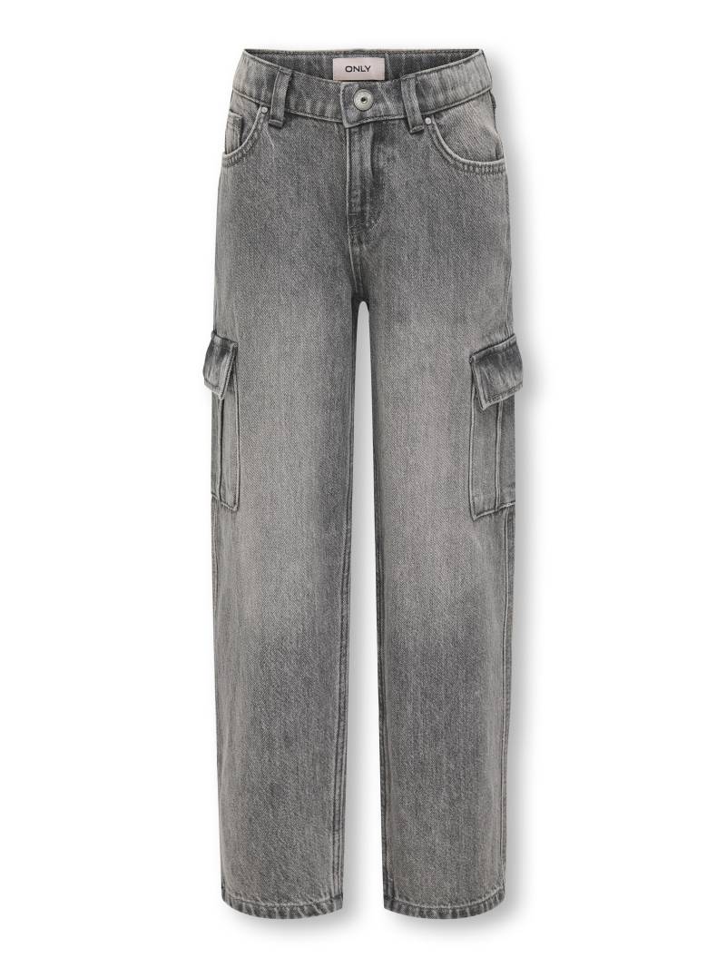 KIDS ONLY - KOGHARMONY WIDE CRGO CARROT AZG414 NOOS dark grey denim - Gr. - 146 von KIDS ONLY