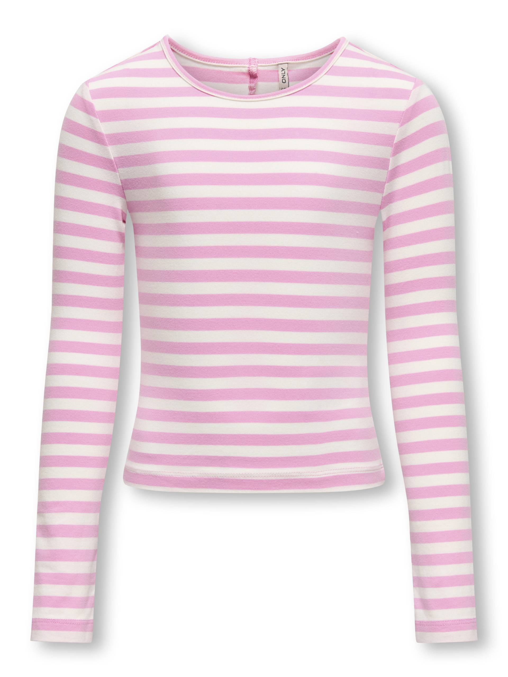 KIDS ONLY - KOGHEIDI L/S SHORT CUT OUT TOP BOX JRS begonia pink von KIDS ONLY