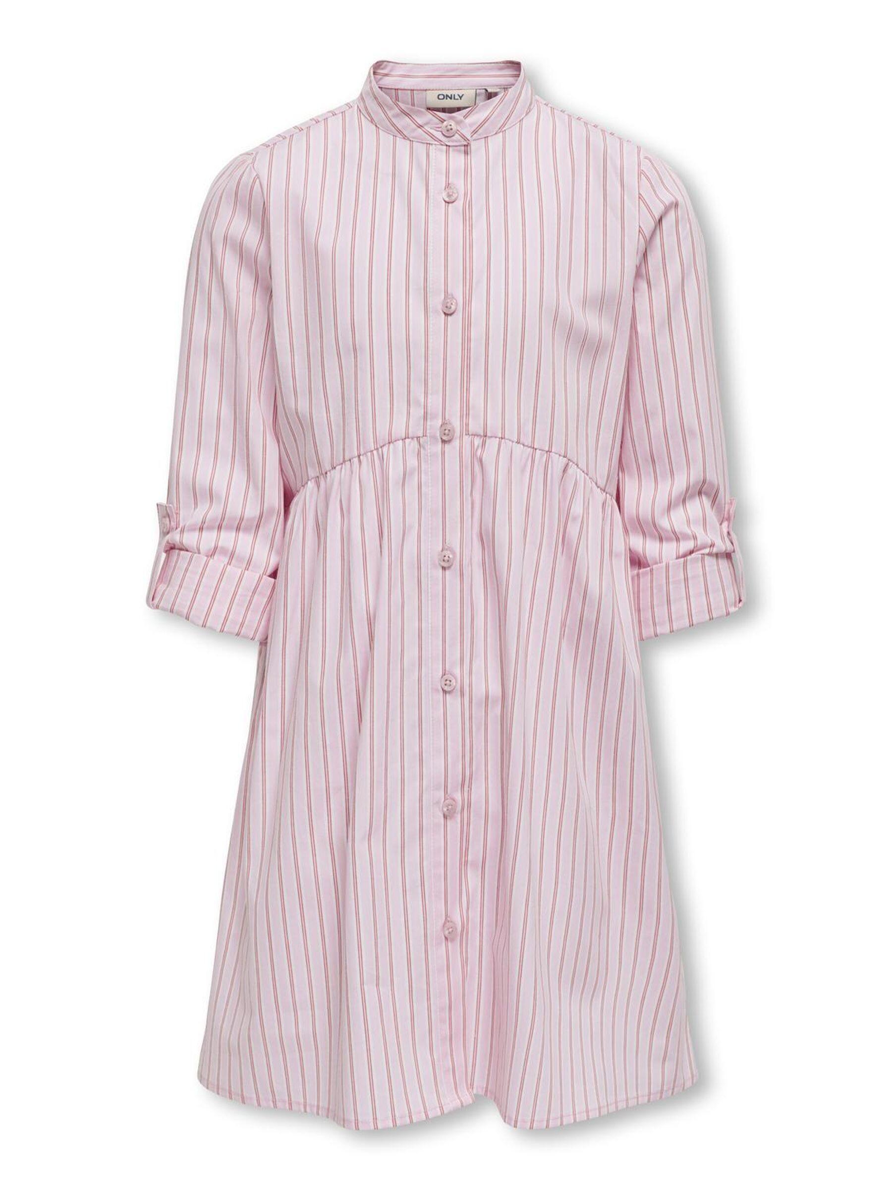 KIDS ONLY - KOGHOLLY DITTE STRIPED DRESS WVN begonia pink - Gr. - 158 von KIDS ONLY