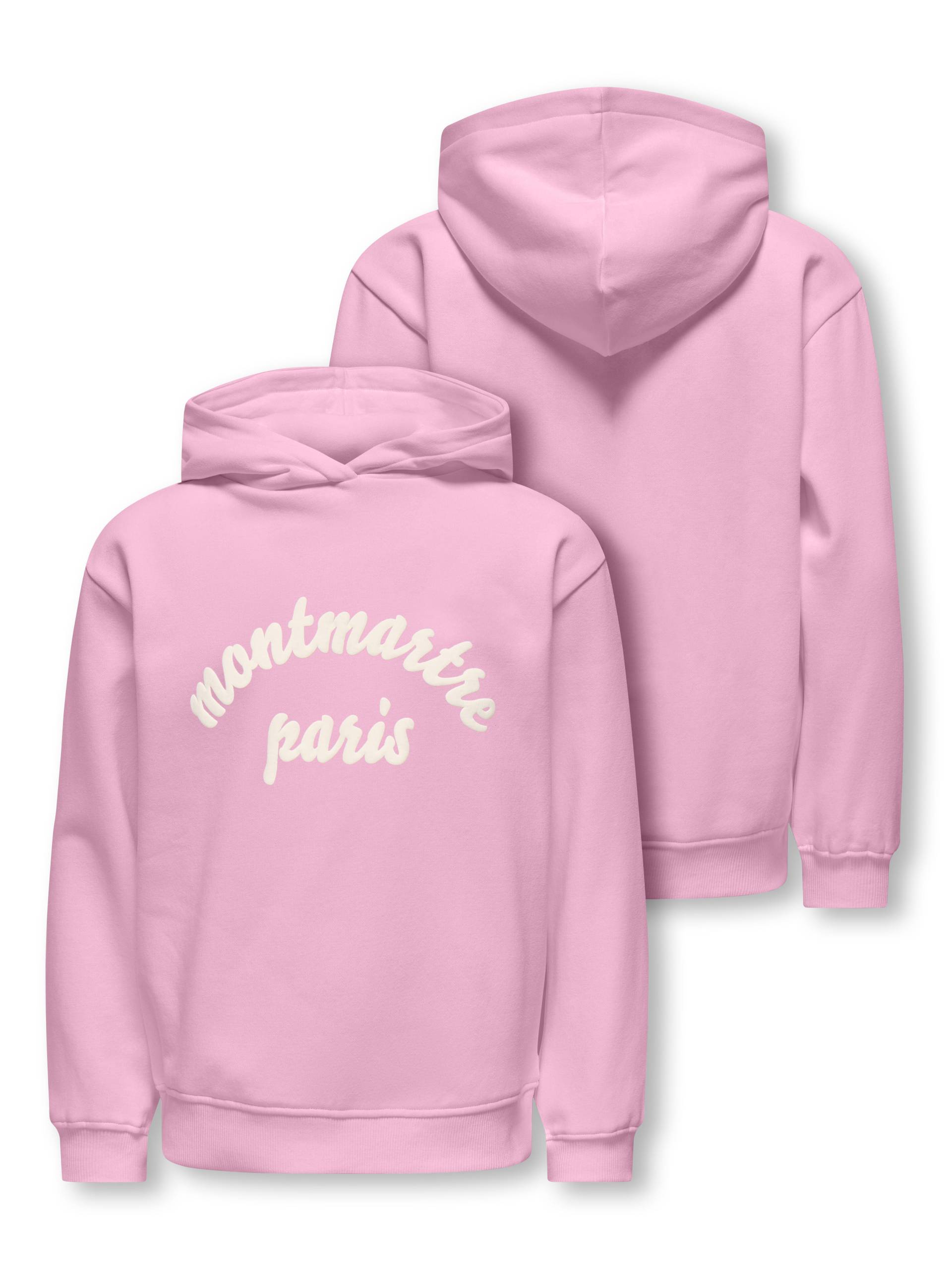 KIDS ONLY - KOGHOLLYLIFE L/S PRINTED HOODIE SWT sea pink von KIDS ONLY