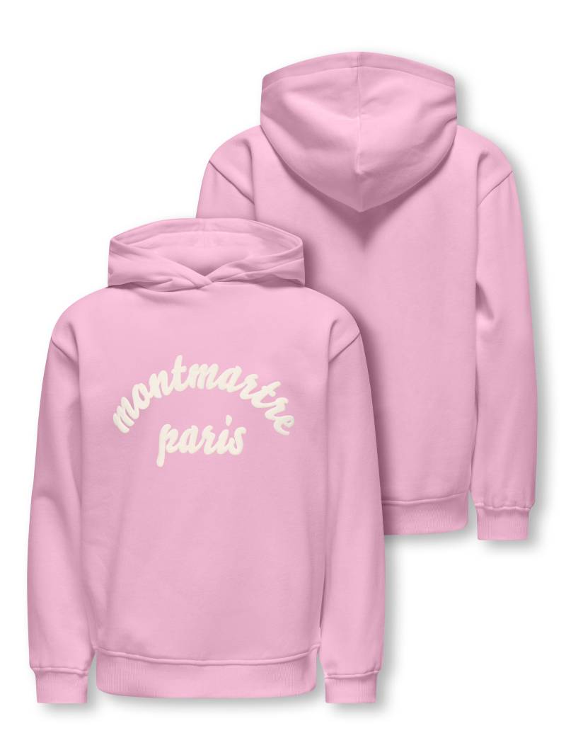 KIDS ONLY - KOGHOLLYLIFE L/S PRINTED HOODIE SWT sea pink von KIDS ONLY