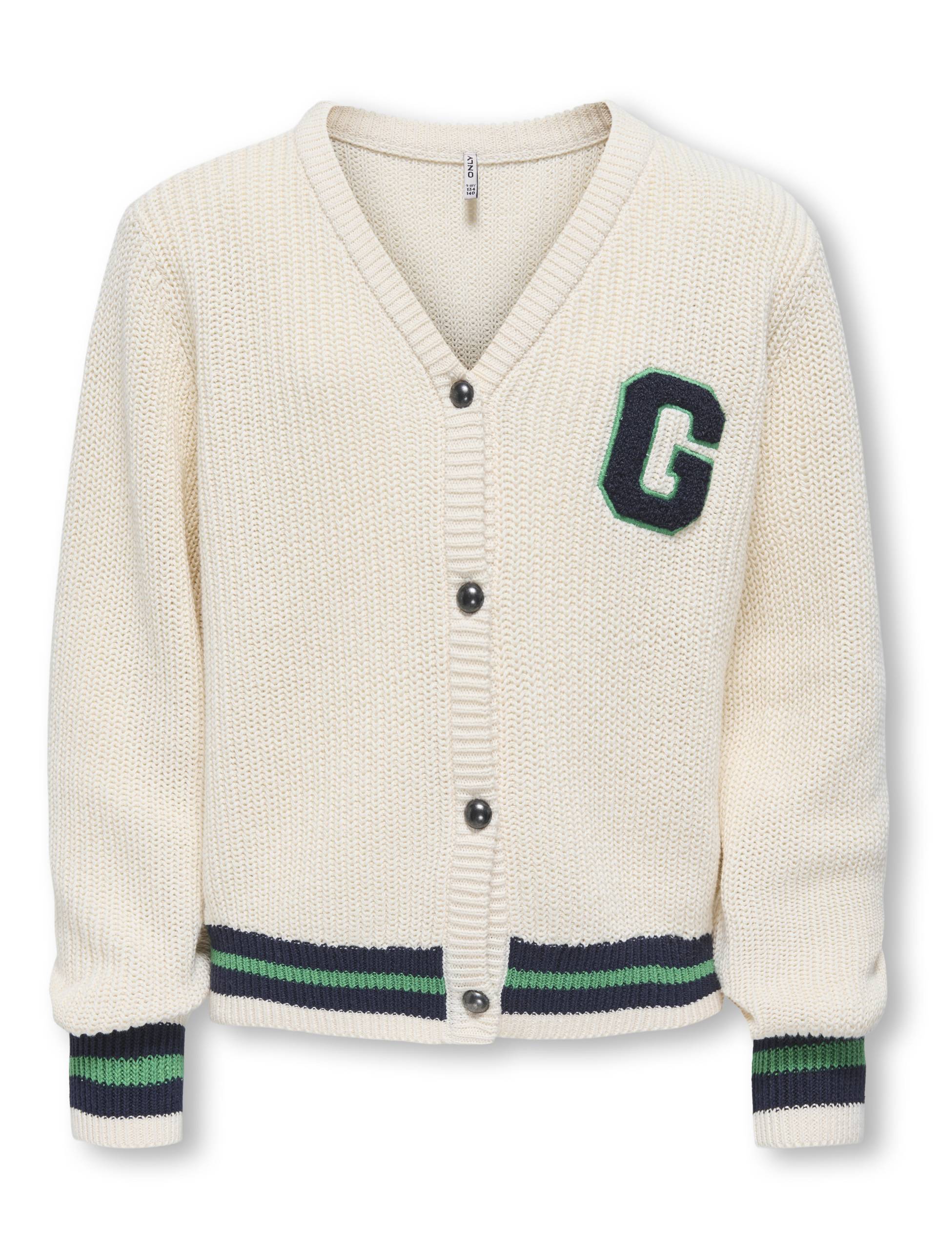 KIDS ONLY - KOGJANNY LIFE L/S V-NECK CARDIGAN KNT antique white von KIDS ONLY