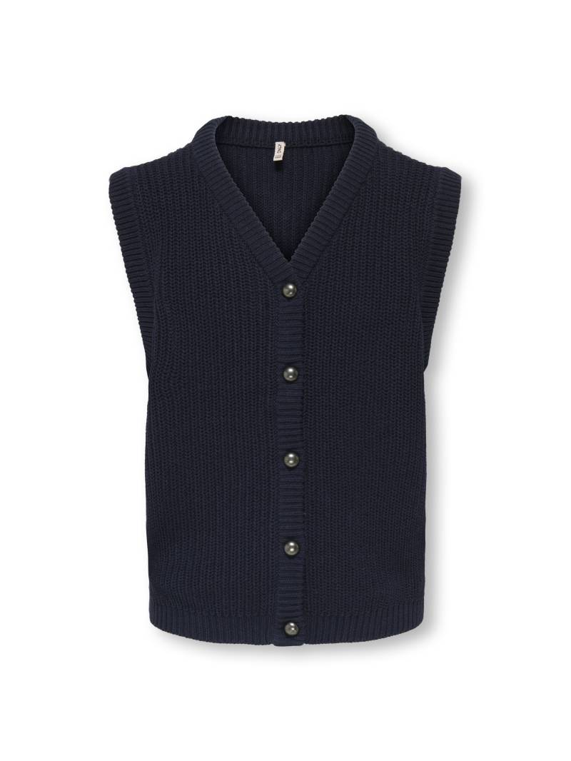 KIDS ONLY - KOGJANNY LIFE S/L BUTTON VEST KNT night sky von KIDS ONLY