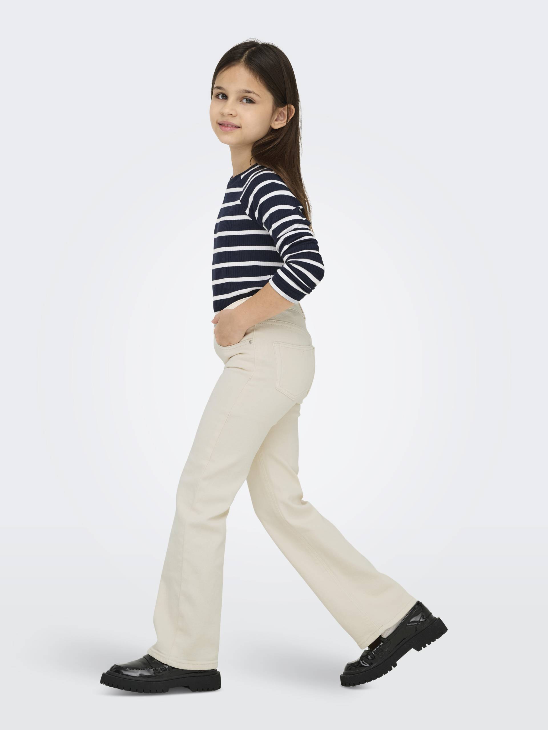 KIDS ONLY - KOGJUICY WIDE LEG DNM CRO NOOS ecru - Gr. - 152 von KIDS ONLY