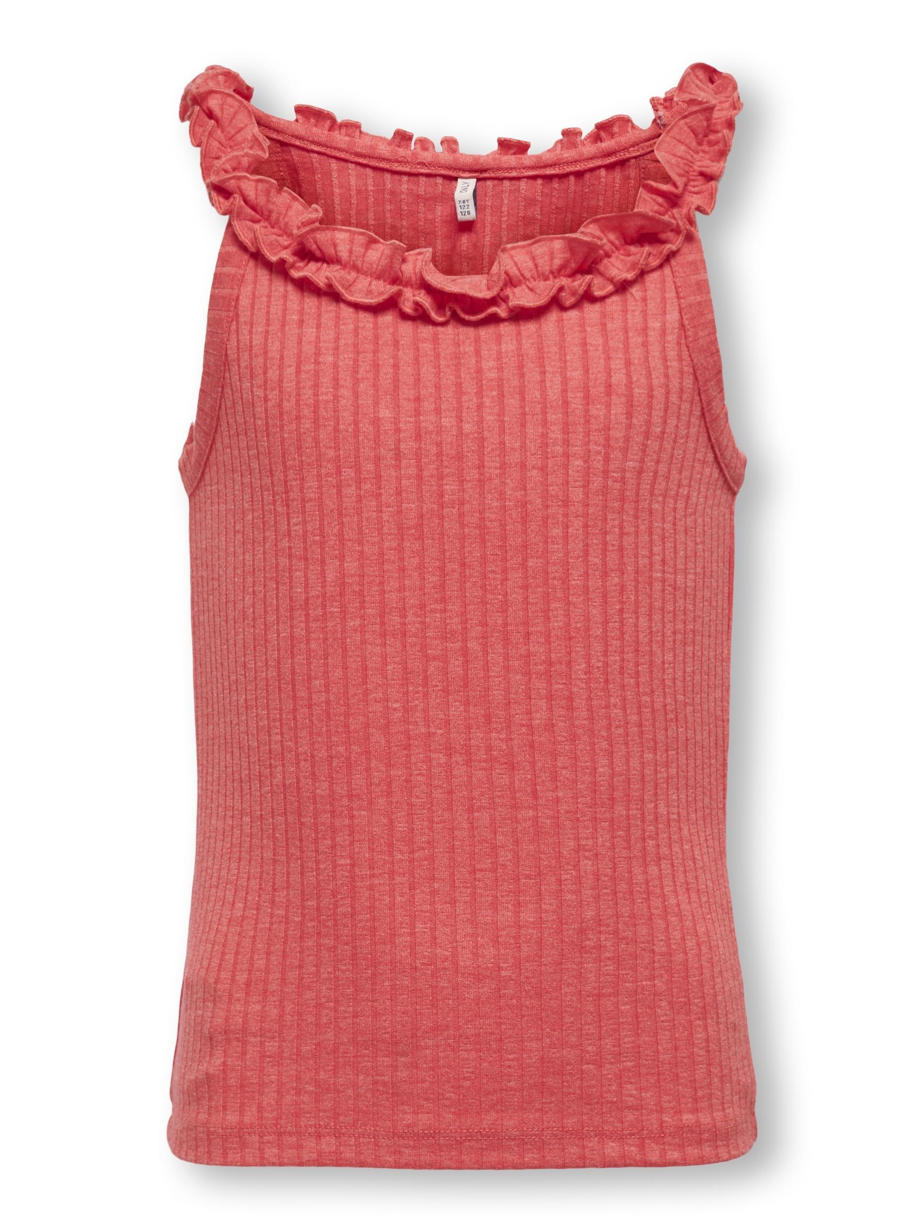 KIDS ONLY - KOGLILO S/L RUFFEL TOP JRS rose of sharon von KIDS ONLY