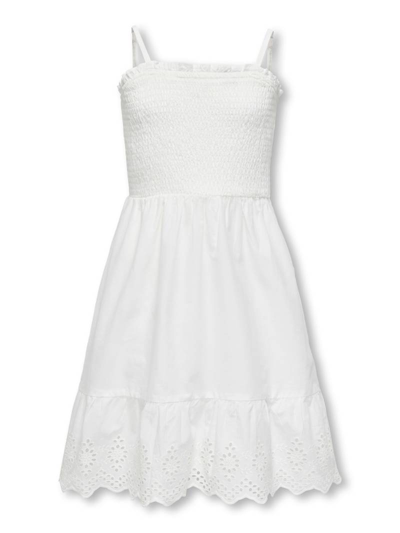 KIDS ONLY - KOGLOU LIFE EMB SMOCK DRESS WVN cloud dancer - Gr. - 164 von KIDS ONLY
