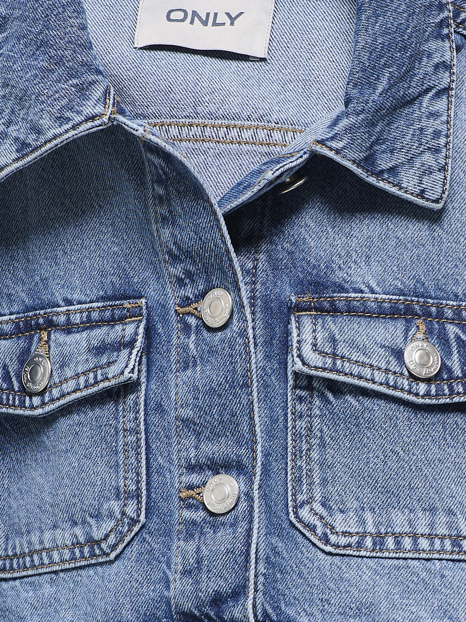 KIDS ONLY - KOGLUMI LS JACKET DNM PIM NOOS medium blue denim - Gr. - 128 von KIDS ONLY