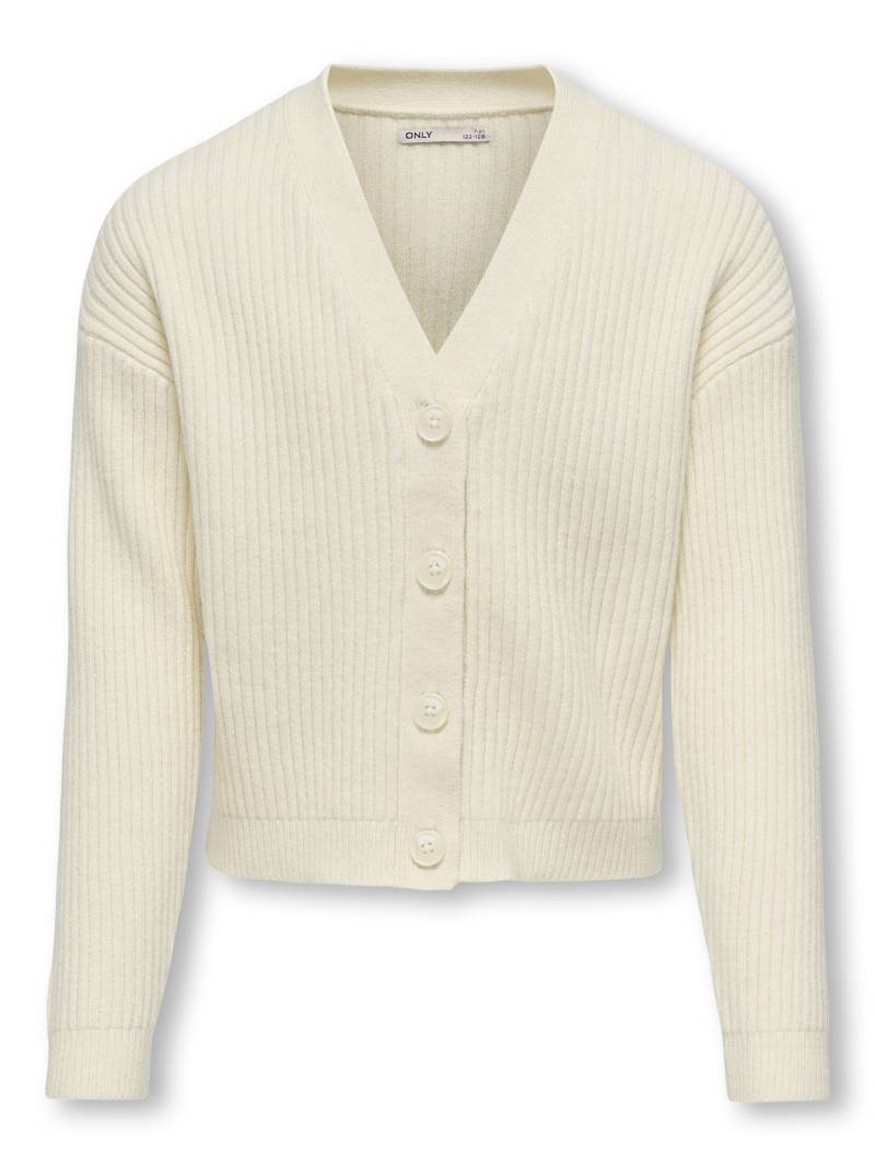 KIDS ONLY - KOGMANDY LS SHORT BOXY CARDIGAN KNT NOOS birch von KIDS ONLY