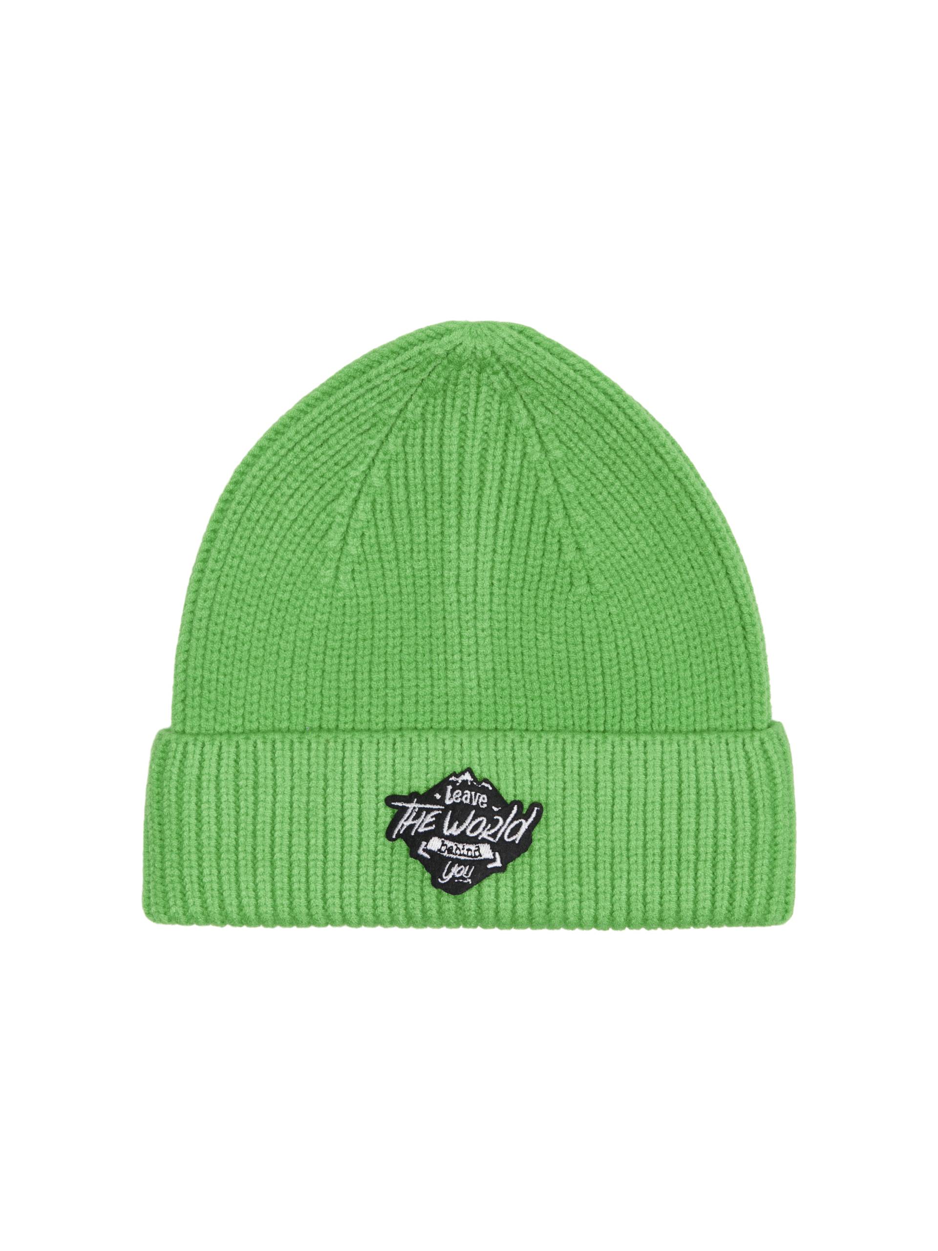 KIDS ONLY - KOGMIKAELA BADGE BEANIE CP ACC island green - Gr. - ONE SIZE von KIDS ONLY