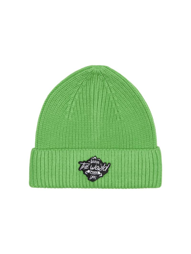 KIDS ONLY - KOGMIKAELA BADGE BEANIE CP ACC island green - Gr. - ONE SIZE von KIDS ONLY