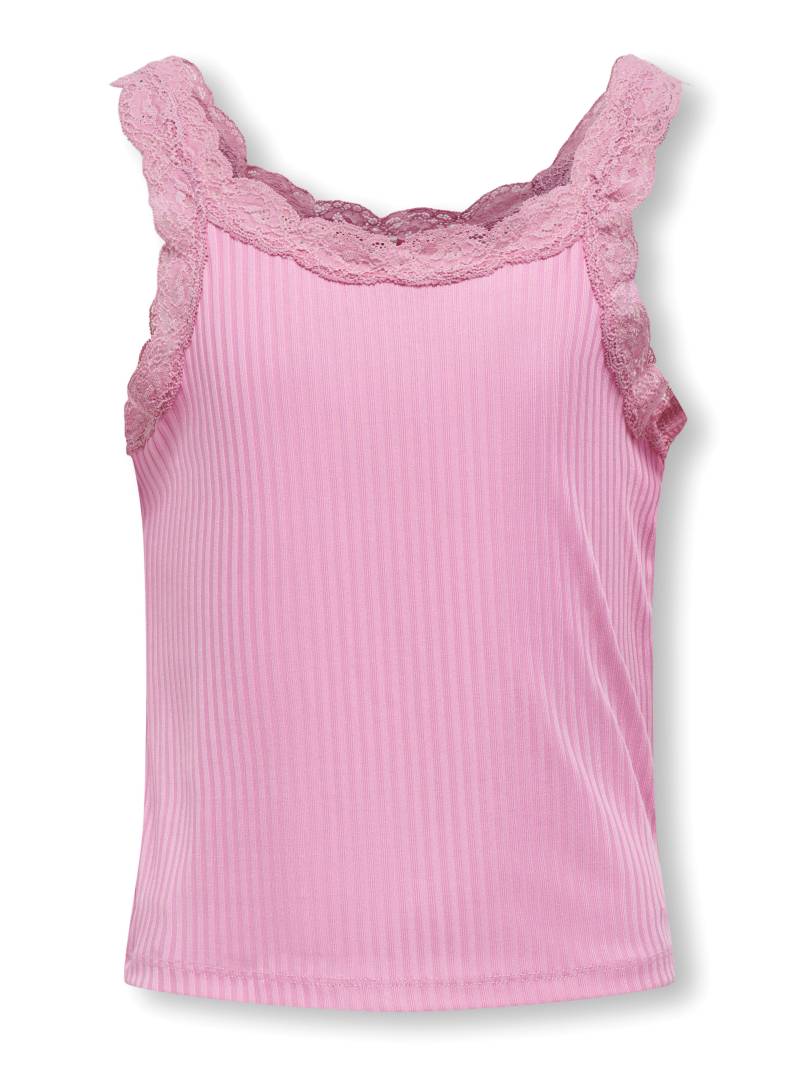 KIDS ONLY - KOGMILA S/L LACE TANK TOP JRS begonia pink von KIDS ONLY