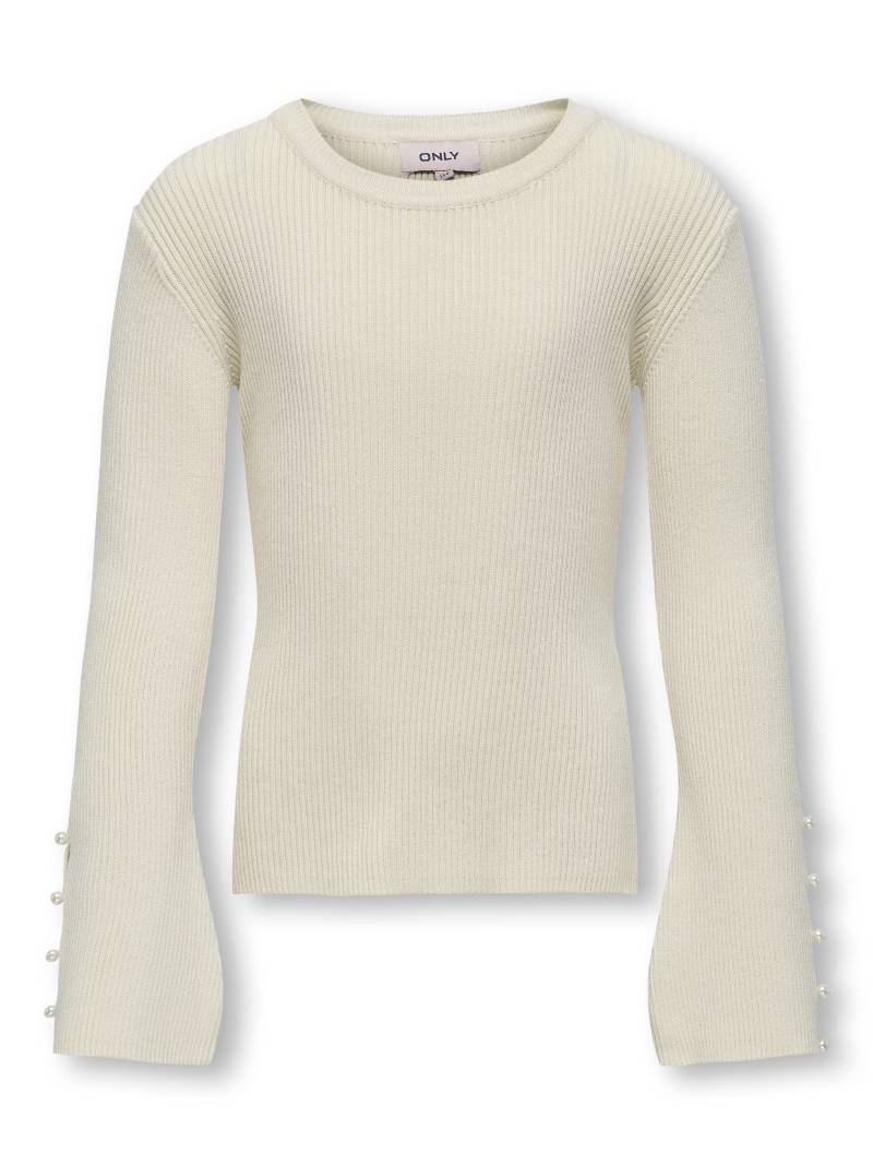 KIDS ONLY - KOGNATASHA LIFE LS O-NECK PEARL CP KNT birch von KIDS ONLY