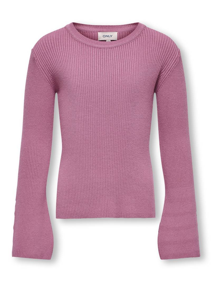 KIDS ONLY - KOGNATASHA LIFE LS O-NECK PEARL CP KNT heather rose von KIDS ONLY