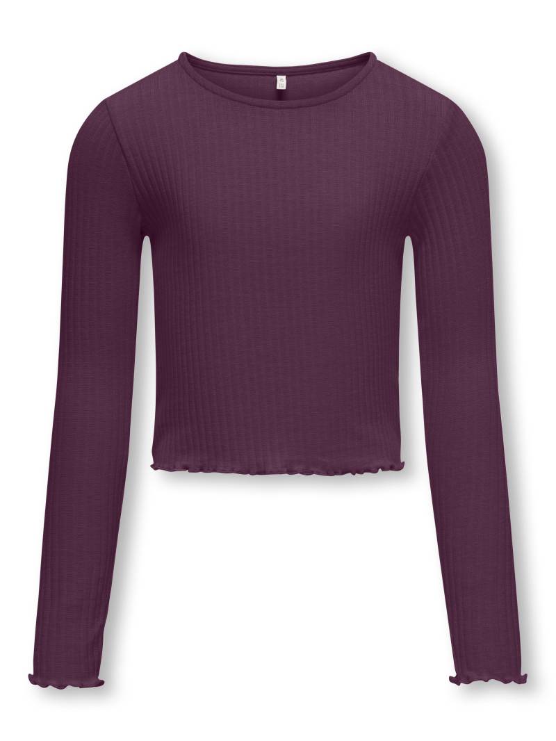 KIDS ONLY - KOGNELLA L/S O-NECK TOP JRS NOOS mauve wine von KIDS ONLY