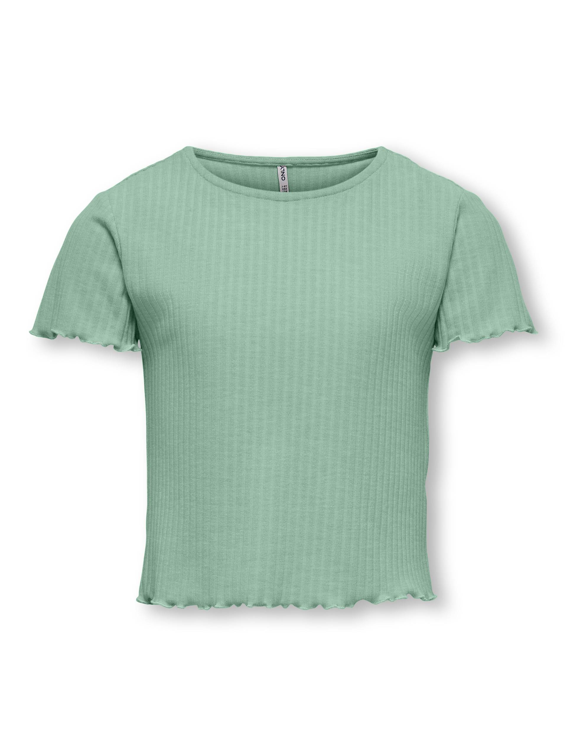 KIDS ONLY - KOGNELLA S/S O-NECK TOP NOOS JRS birds egg green von KIDS ONLY