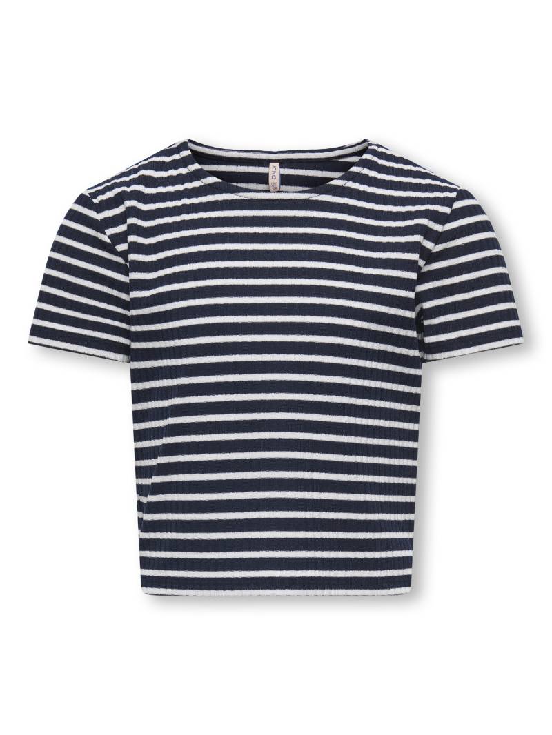 KIDS ONLY - KOGNELLA STRIPED S/S O-NECK TOP JRS NOOS night sky von KIDS ONLY