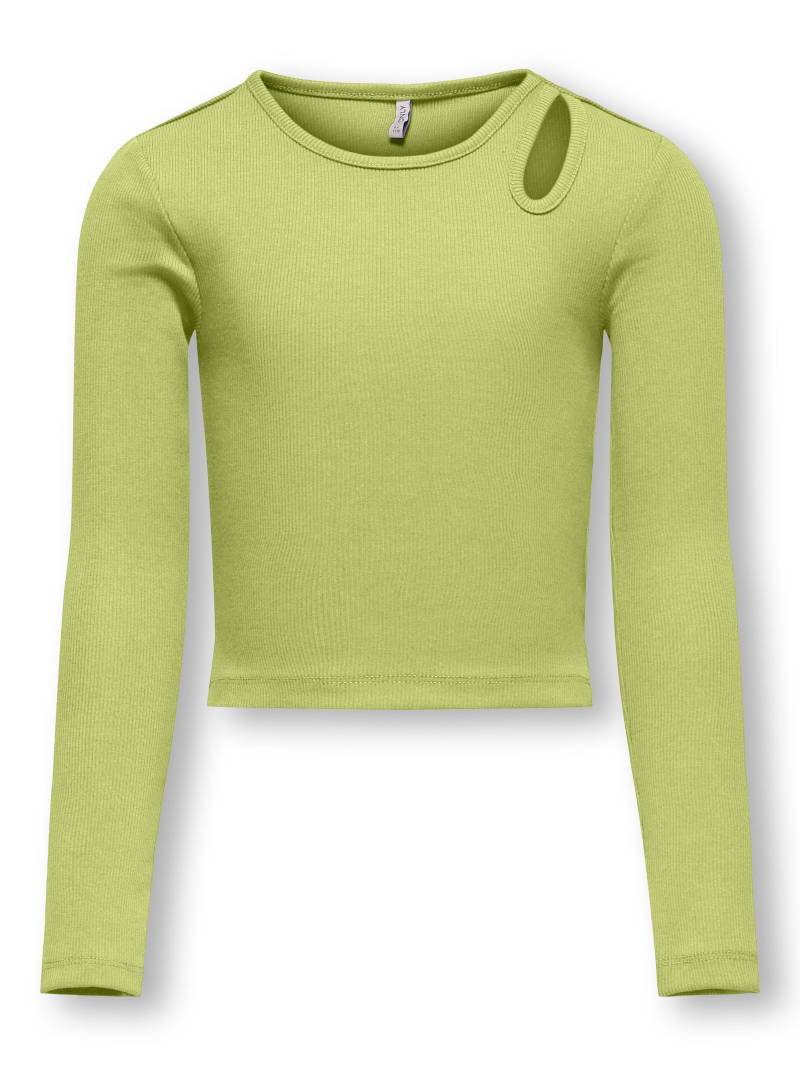 KIDS ONLY - KOGNESSA LIFE L/S CUT OUT TOP BOX JRS celery green von KIDS ONLY
