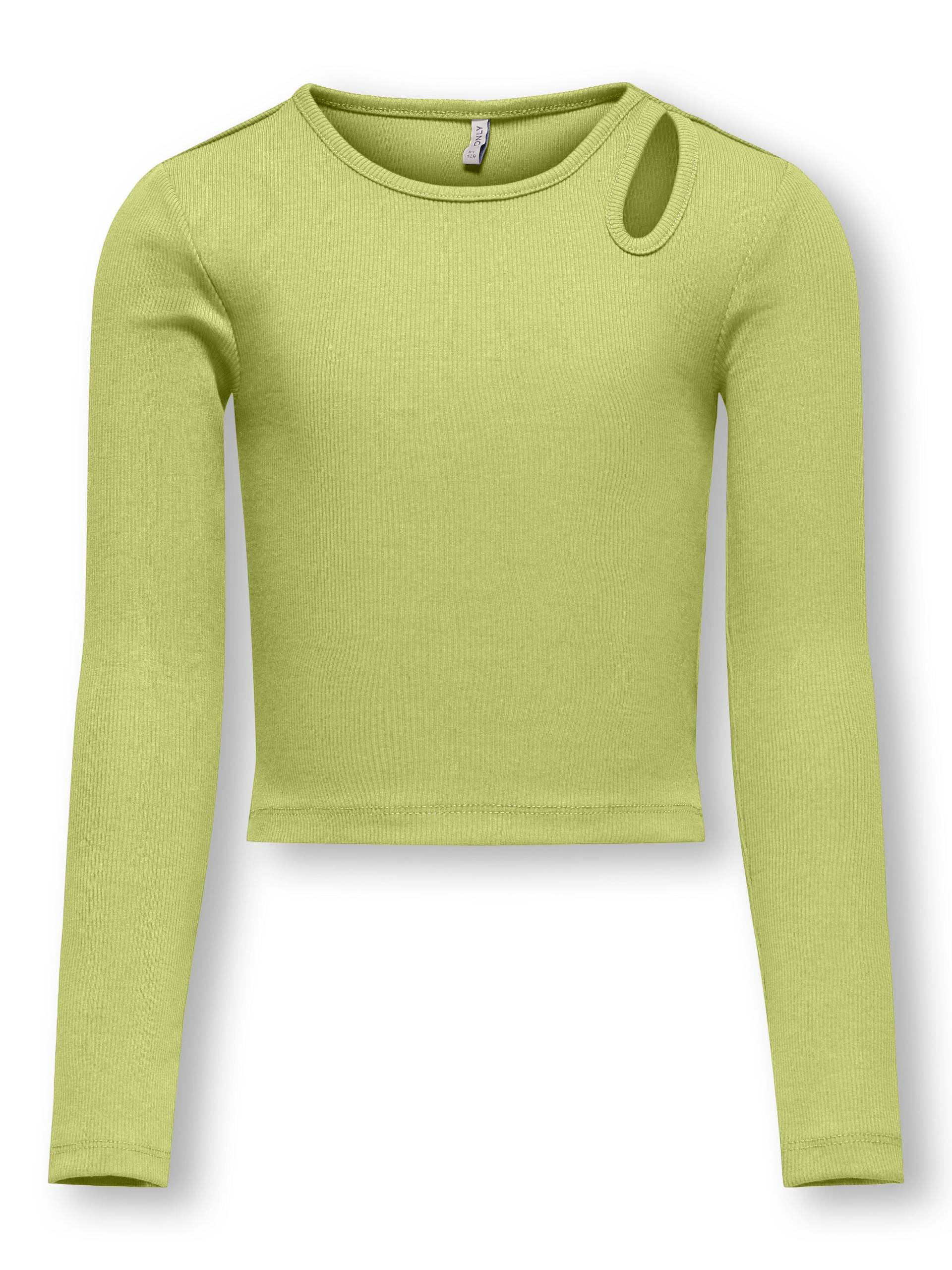 KIDS ONLY - KOGNESSA LIFE L/S CUT OUT TOP BOX JRS celery green von KIDS ONLY