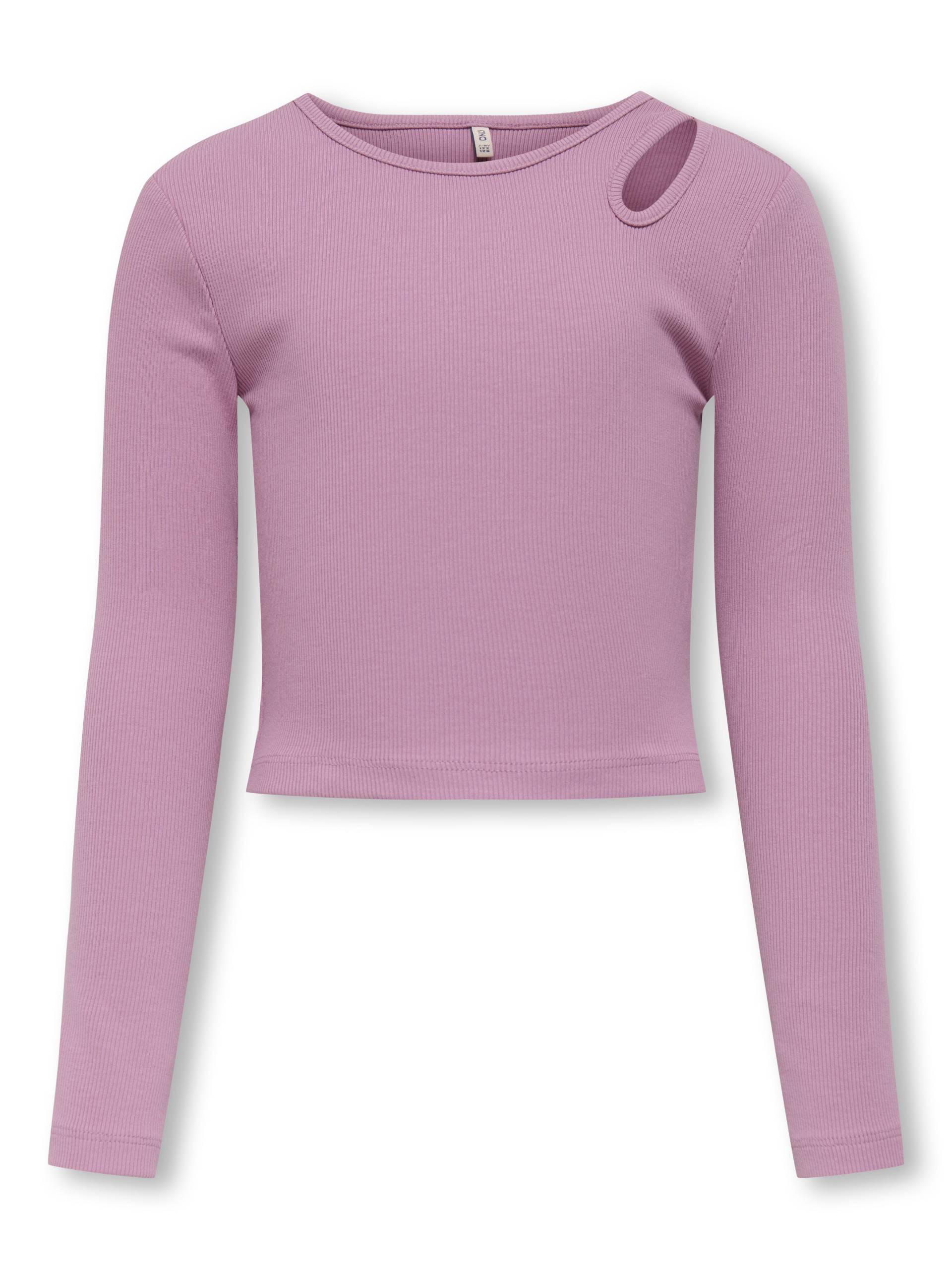 KIDS ONLY - KOGNESSA LIFE L/S CUT OUT TOP BOX JRS mauve orchid von KIDS ONLY