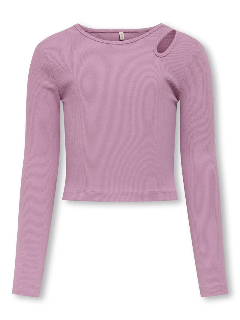 KIDS ONLY - KOGNESSA LIFE L/S CUT OUT TOP BOX JRS mauve orchid von KIDS ONLY