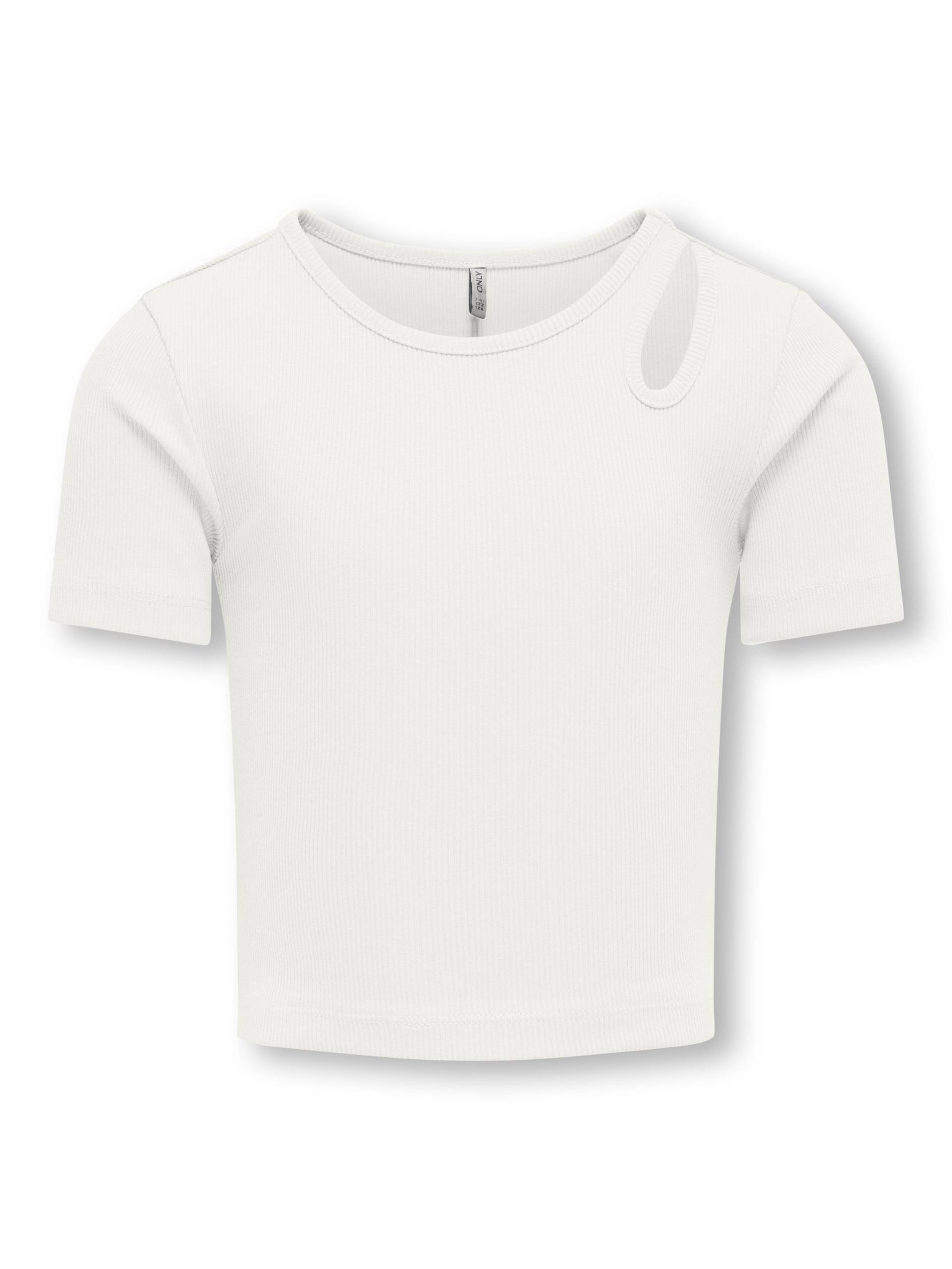 KIDS ONLY - KOGNESSA LIFE SS CUTOUT TOP BOX JRS NOOS cloud dancer von KIDS ONLY