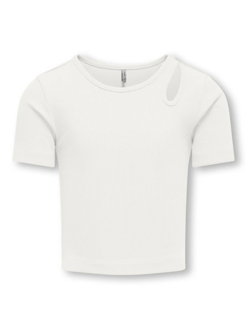 KIDS ONLY - KOGNESSA LIFE SS CUTOUT TOP BOX JRS NOOS cloud dancer von KIDS ONLY