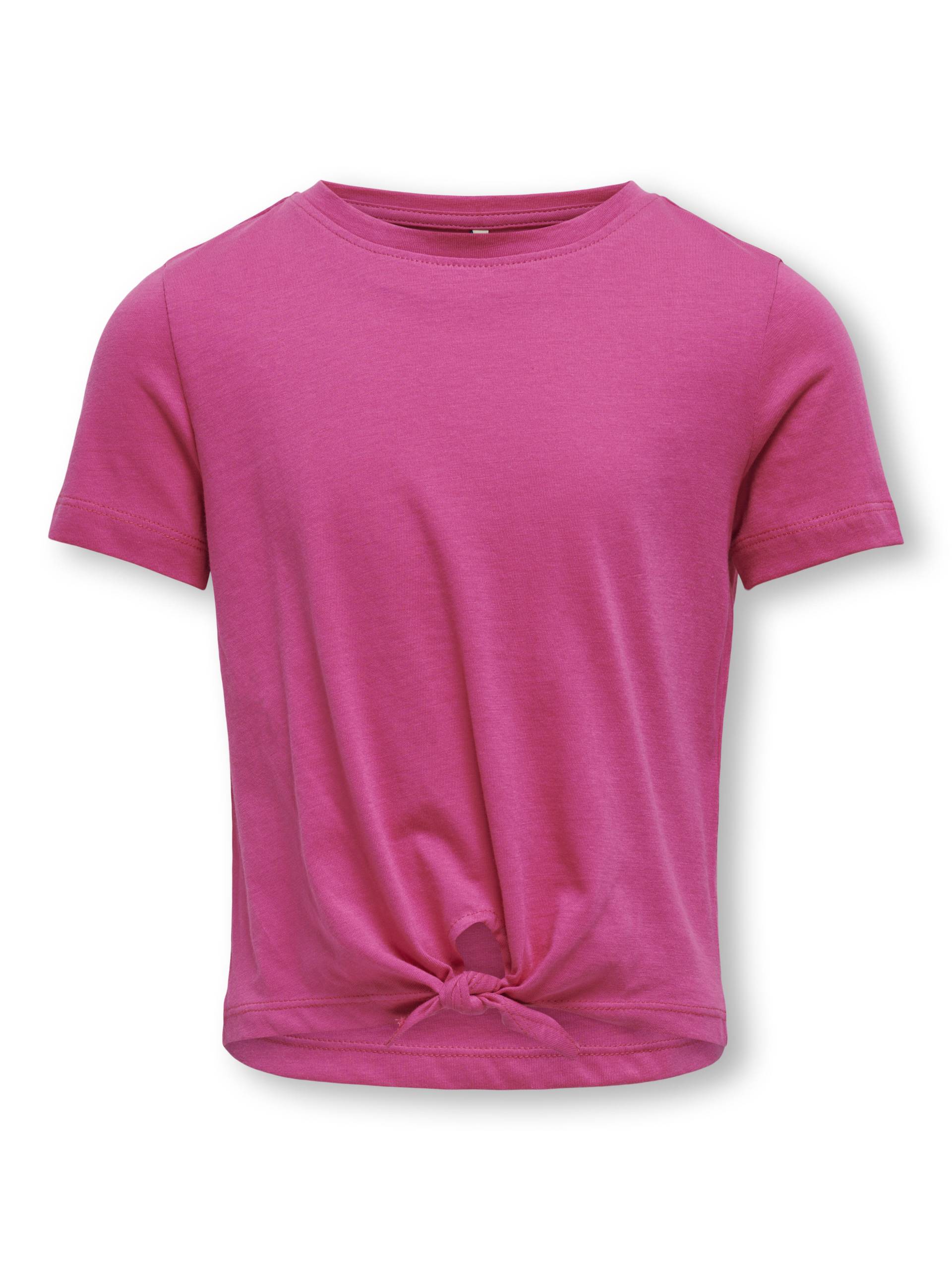 KIDS ONLY - KOGNEW MAY LIFE S/S KNOT TOP JRS raspberry rose von KIDS ONLY