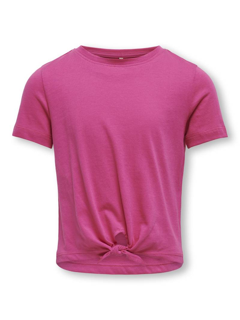 KIDS ONLY - KOGNEW MAY LIFE S/S KNOT TOP JRS raspberry rose von KIDS ONLY